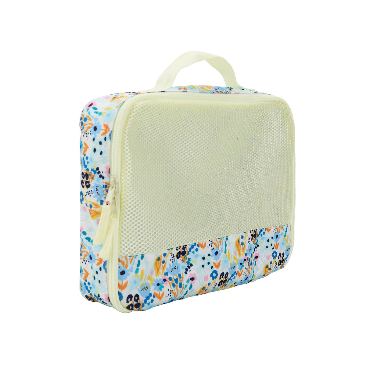 Floral Print 4-Piece Packing Cube & Luggage Tag Set