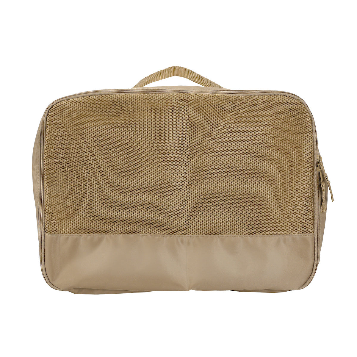 Beige 4-Piece Packing Cube & Luggage Tag Set