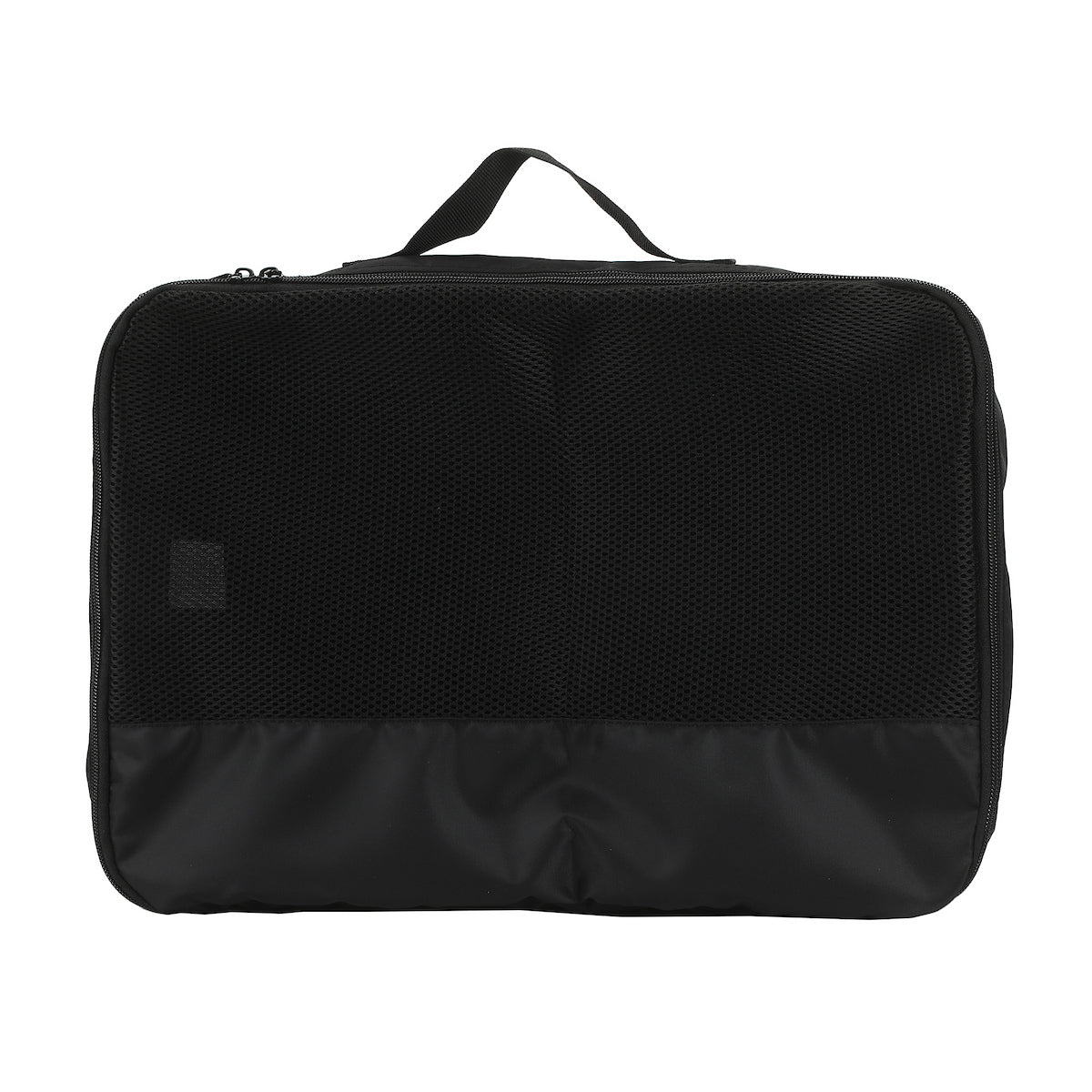 Black 4-Piece Packing Cube & Luggage Tag Set