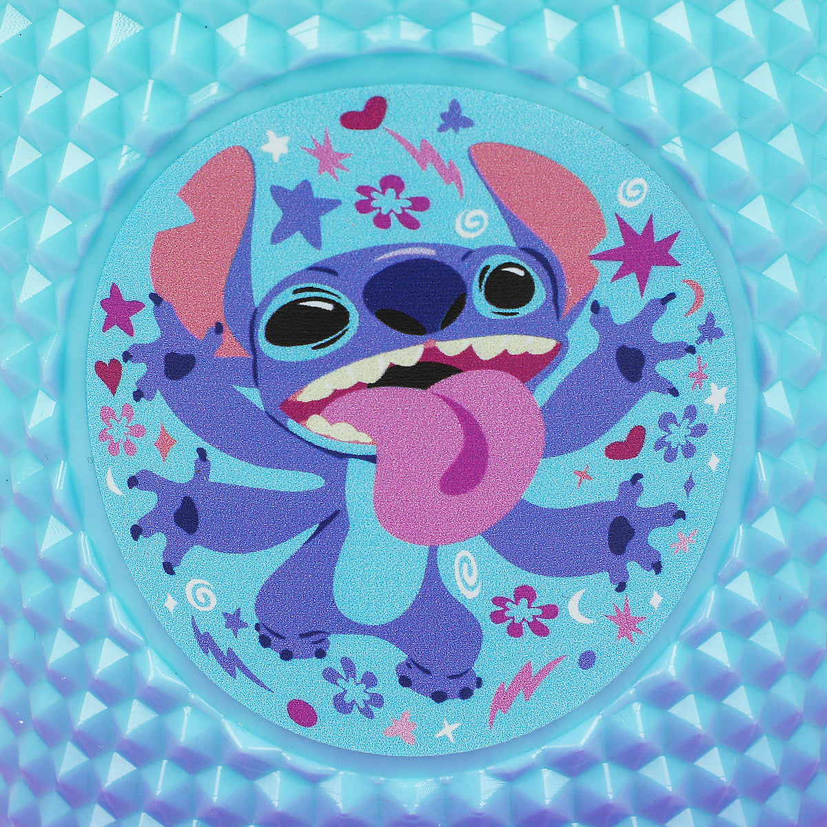 Disney Stitch Hearts & Flowers Blue Ombre 24 Oz Spiked Acrylic Tumbler
