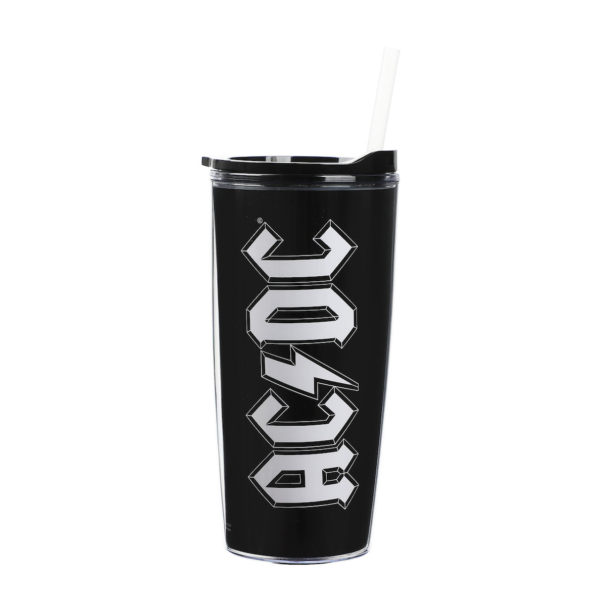 ACDC Logo Black 22 Oz Acrylic Cup