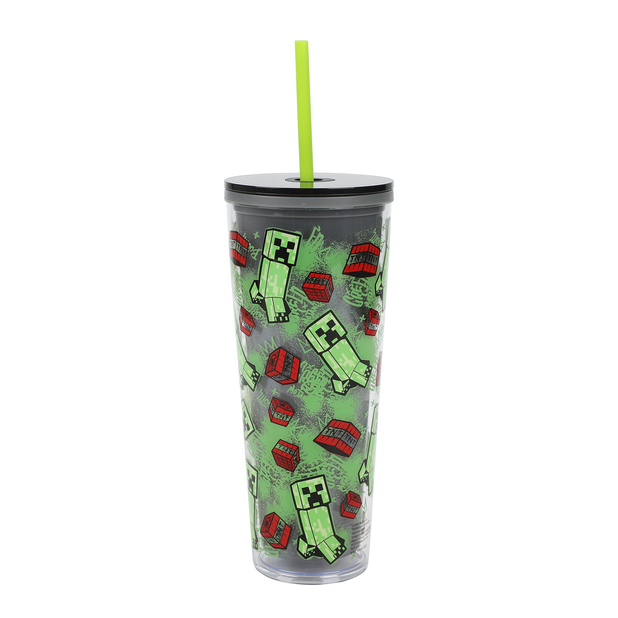 Minecraft Creeper TNT 26 Oz. Plastic Tumbler