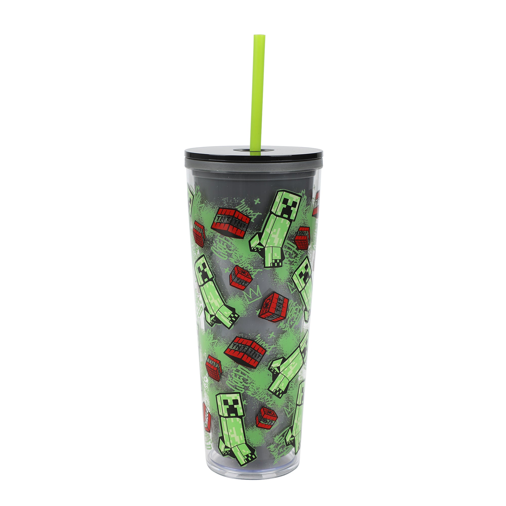 Minecraft Creeper TNT 26 Oz. Plastic Tumbler
