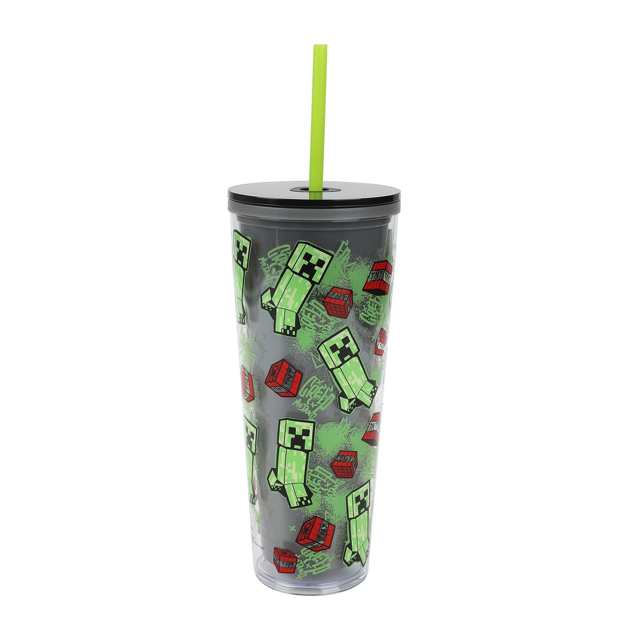 Minecraft Creeper TNT 26 Oz. Plastic Tumbler