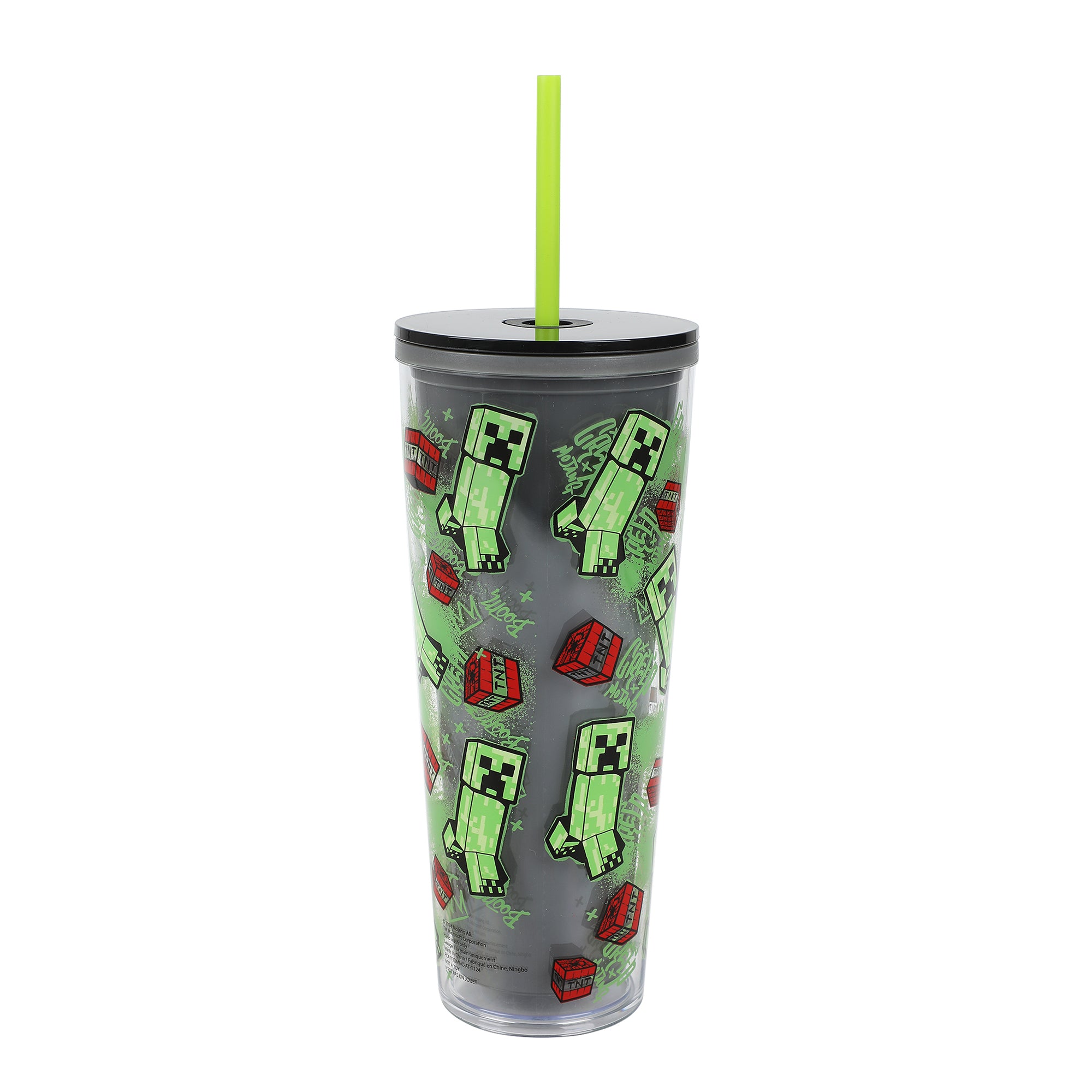 Minecraft Creeper TNT 26 Oz. Plastic Tumbler