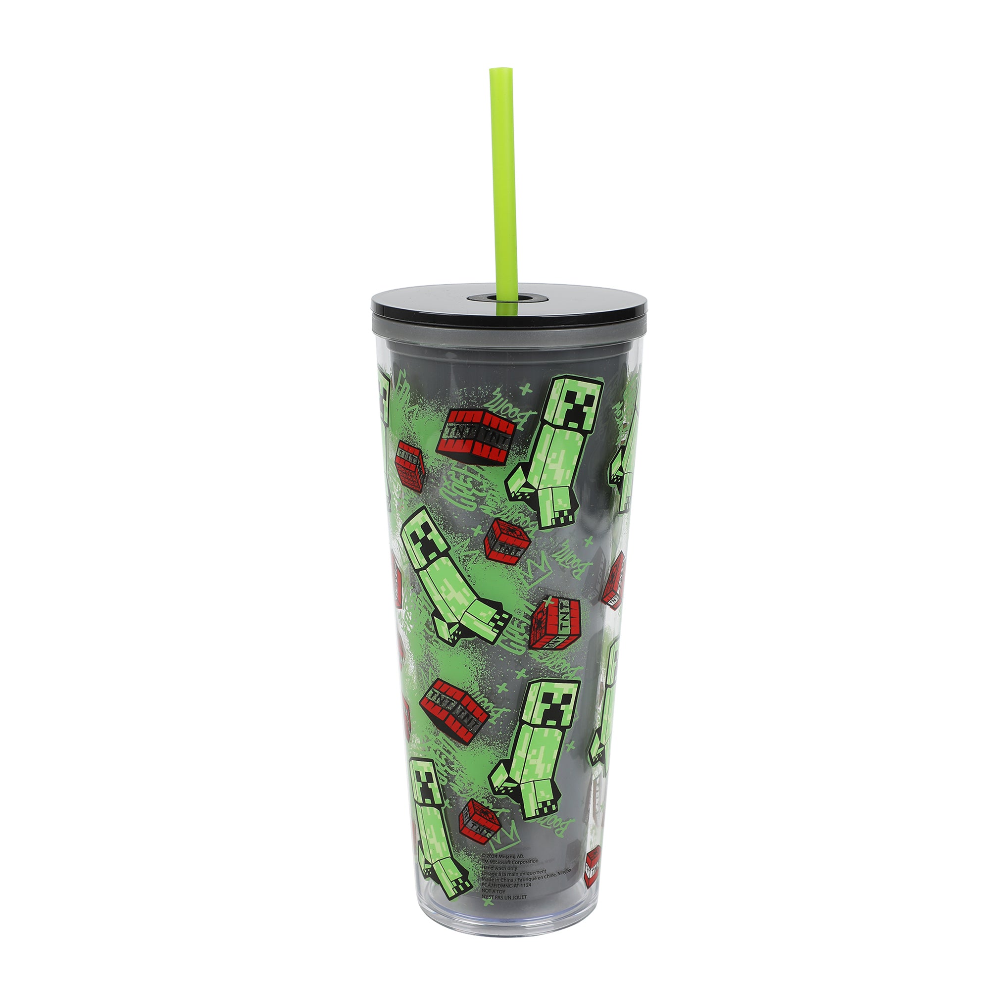 Minecraft Creeper TNT 26 Oz. Plastic Tumbler