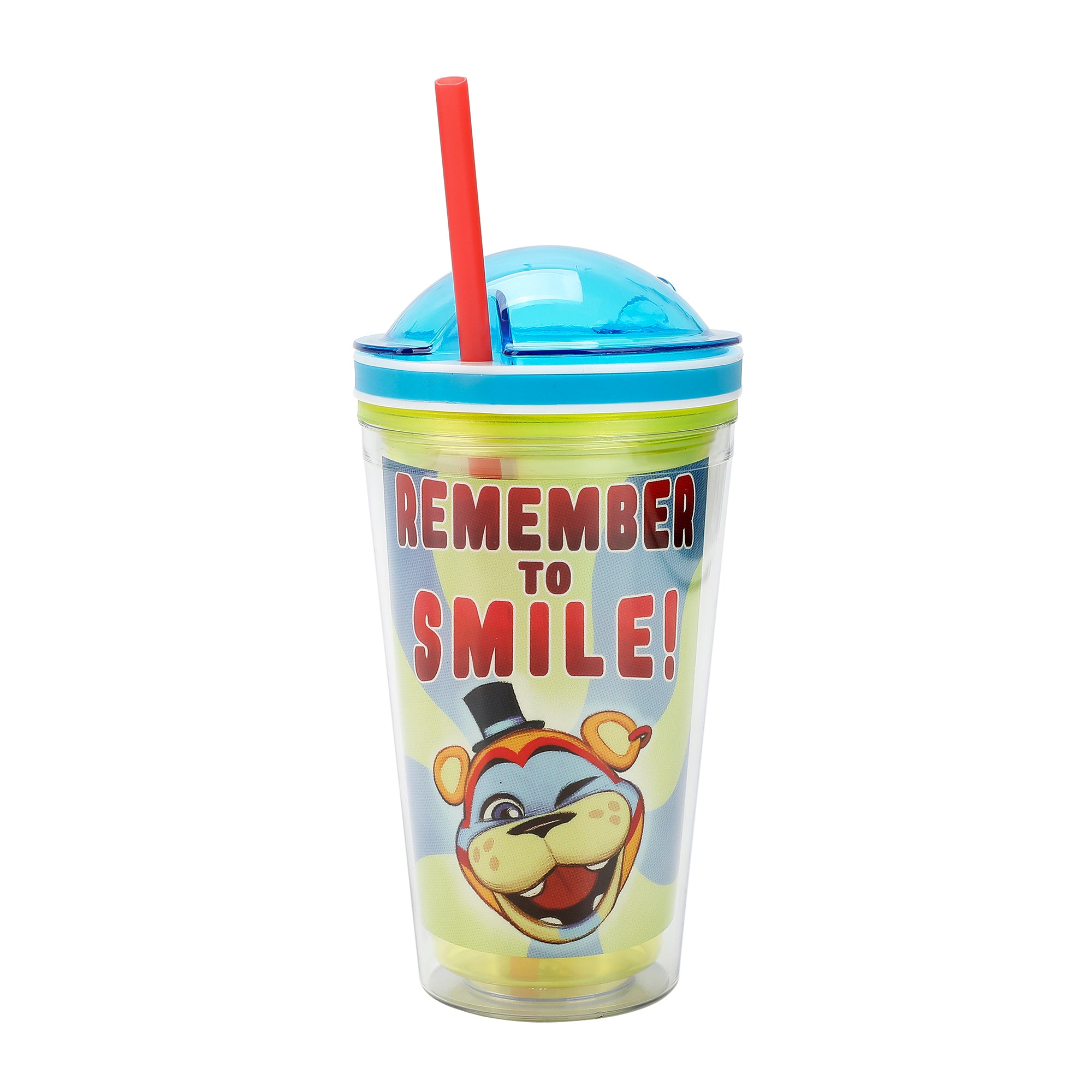 Five Nights at Freddy's "Remember To Smile" 2-in-1 Plastic Cup And Snack Cup Topper