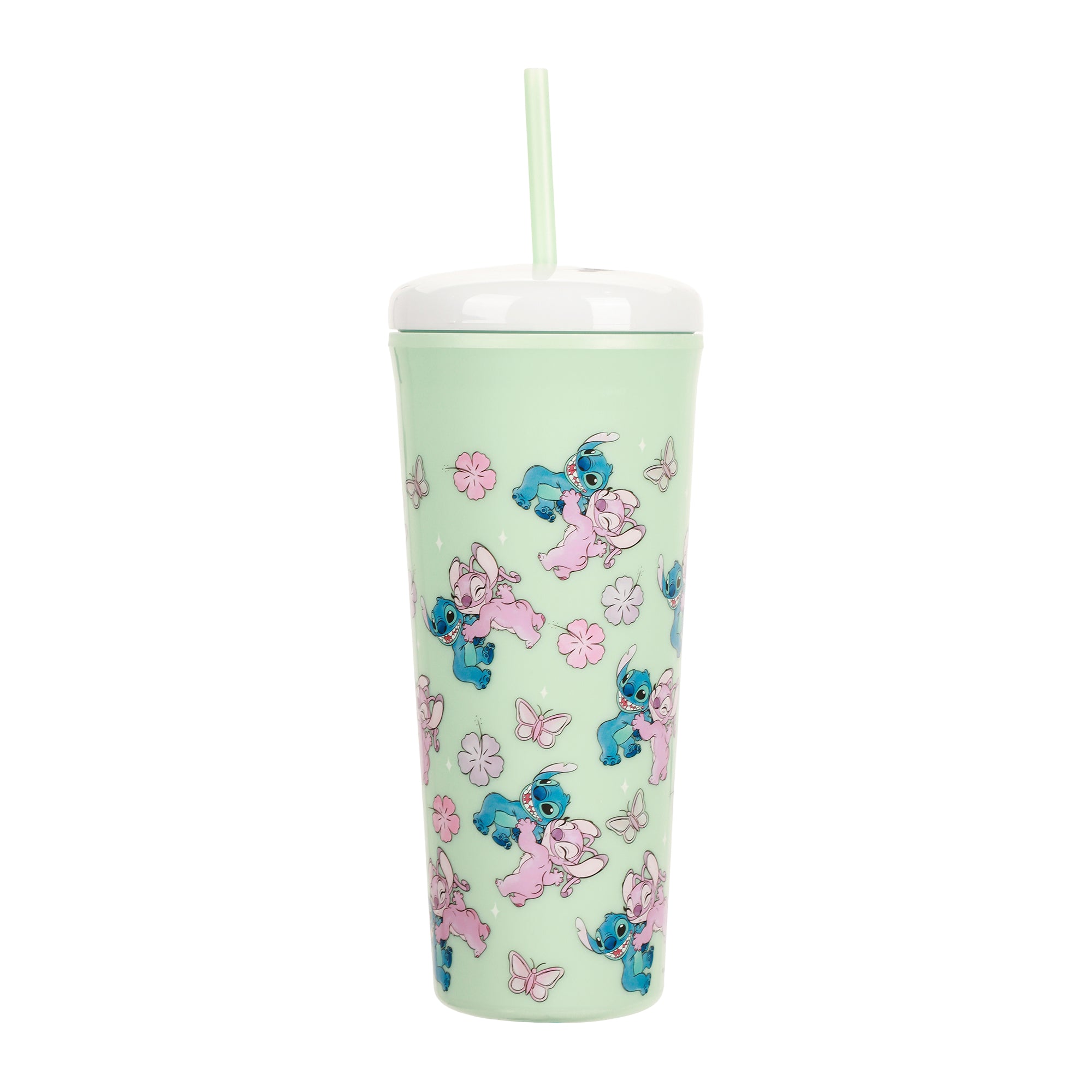 Lilo & Stitch Wraparound Lilo and Angel 26 Oz. Stainless Steel Semi-Dome Cup