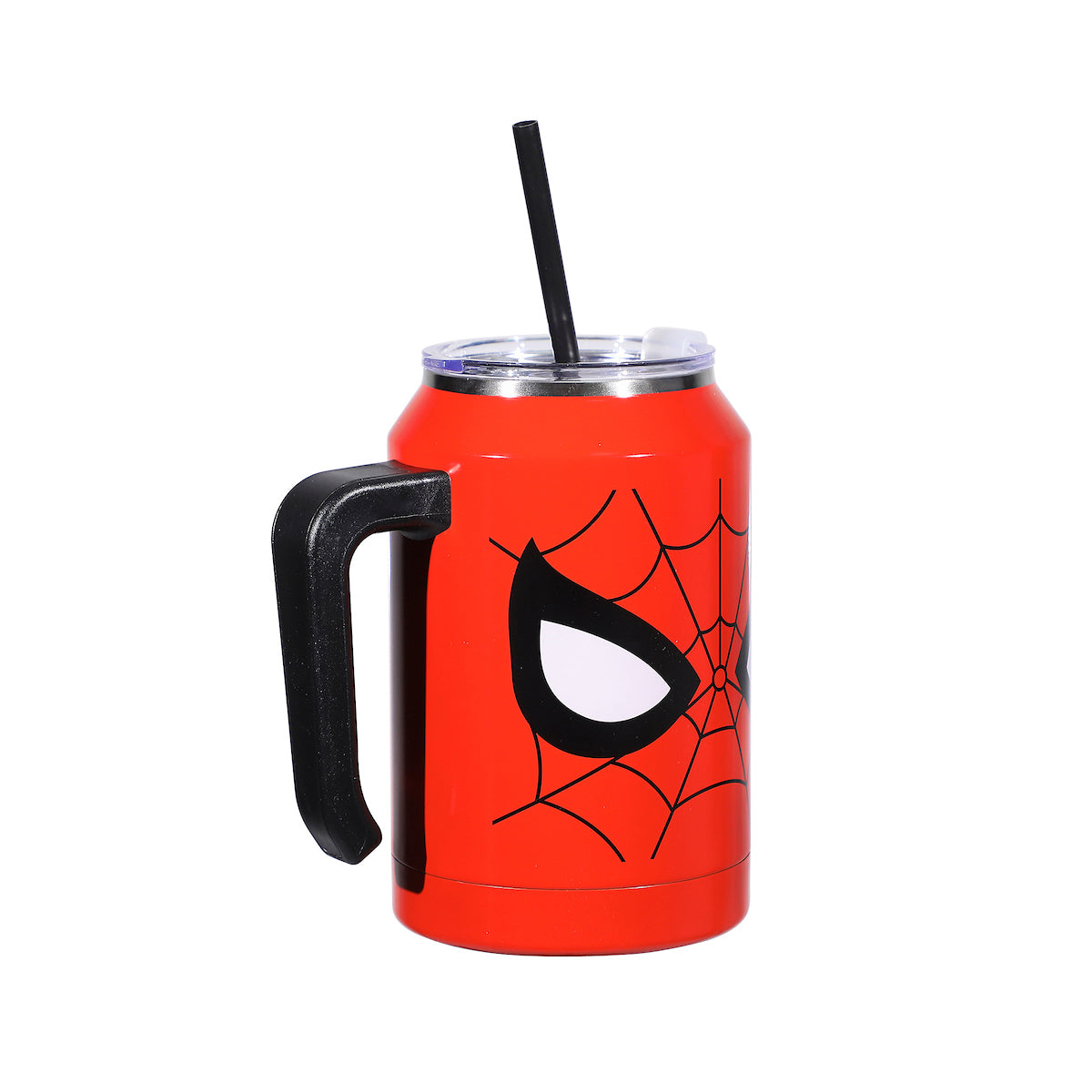Marvel Spider-Man Great Power Great Responsibility Red 30 Oz Double Wall Stainless Steel Tumbler With Handle