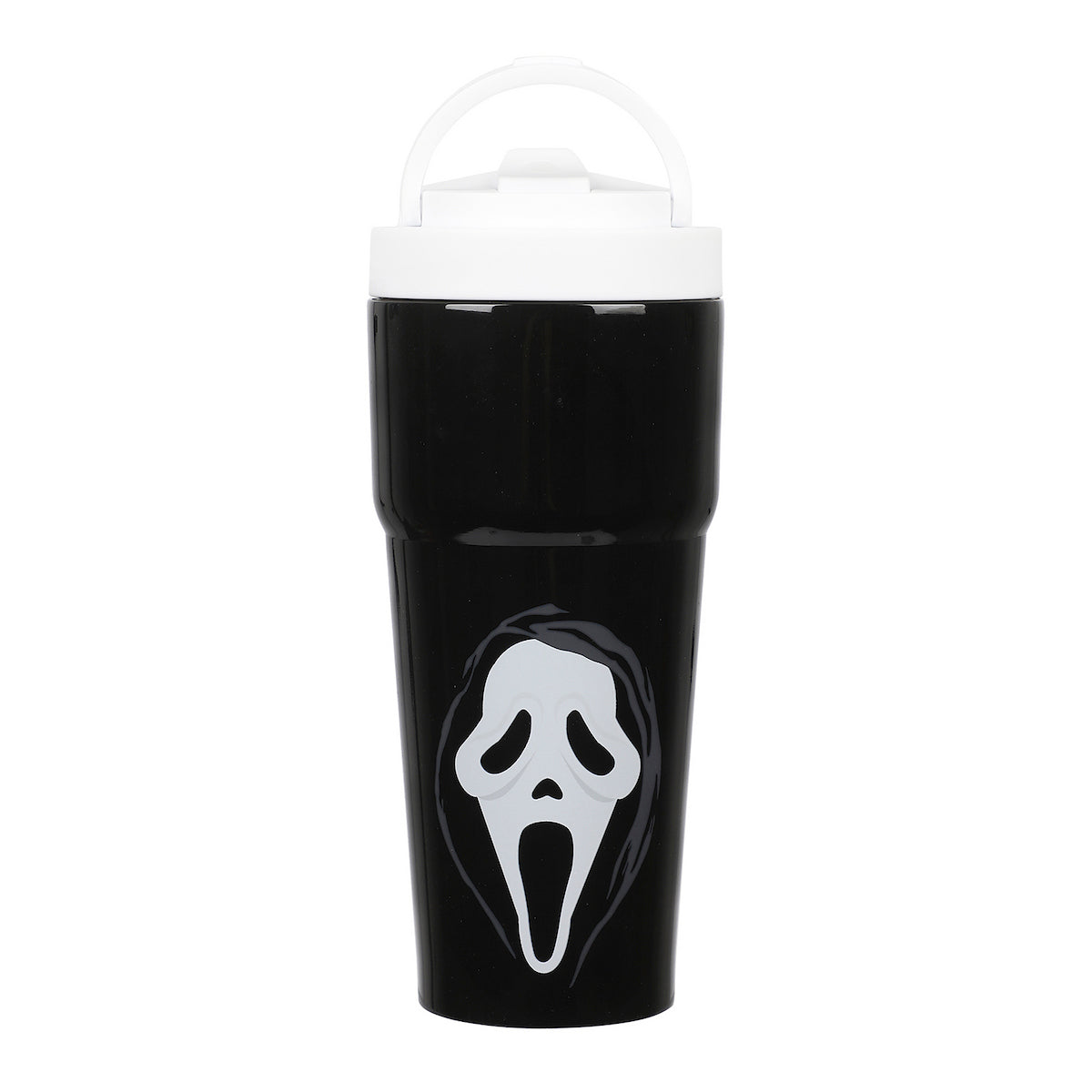 Ghostface Mask 27 Oz. Black Stainless Steel Travel Coffee Tumbler