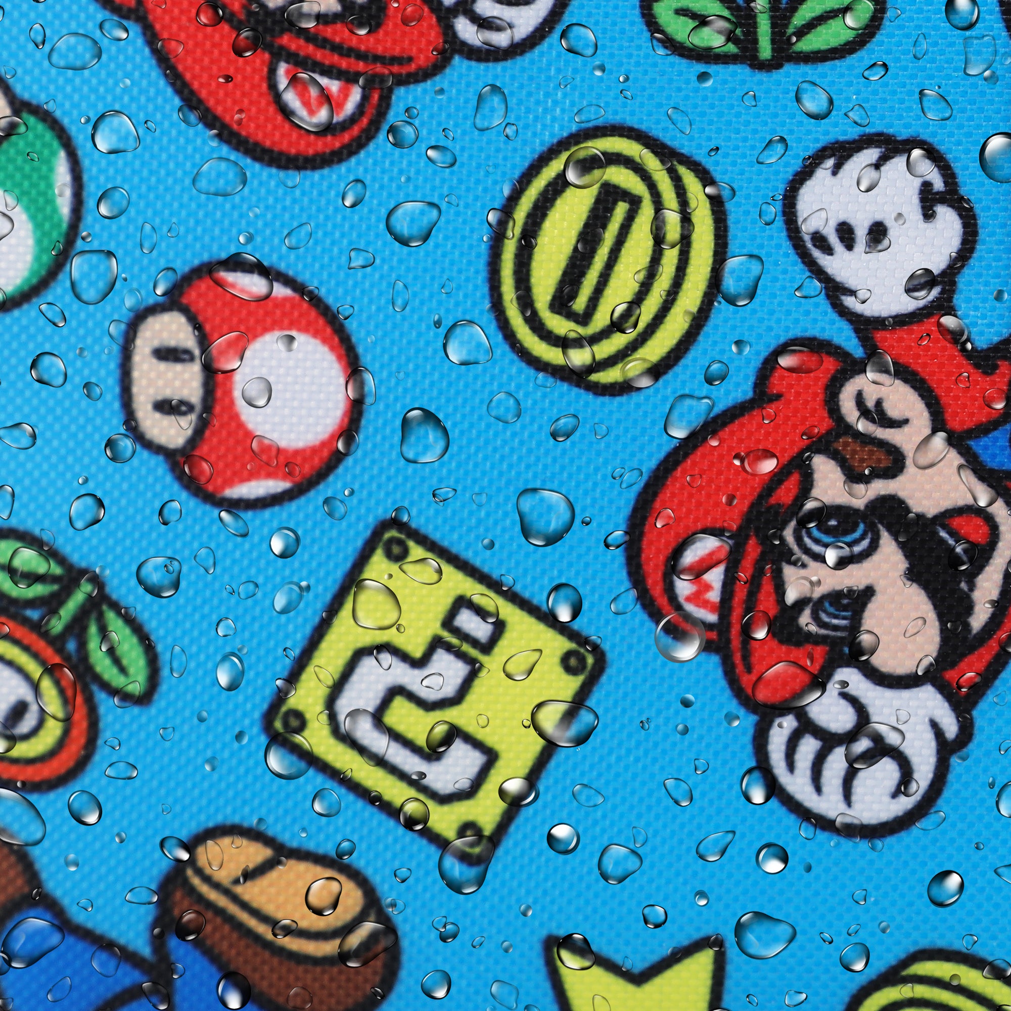 Super Mario Brothers Dual-Compartment Utility Case With Webbing Pull Handle