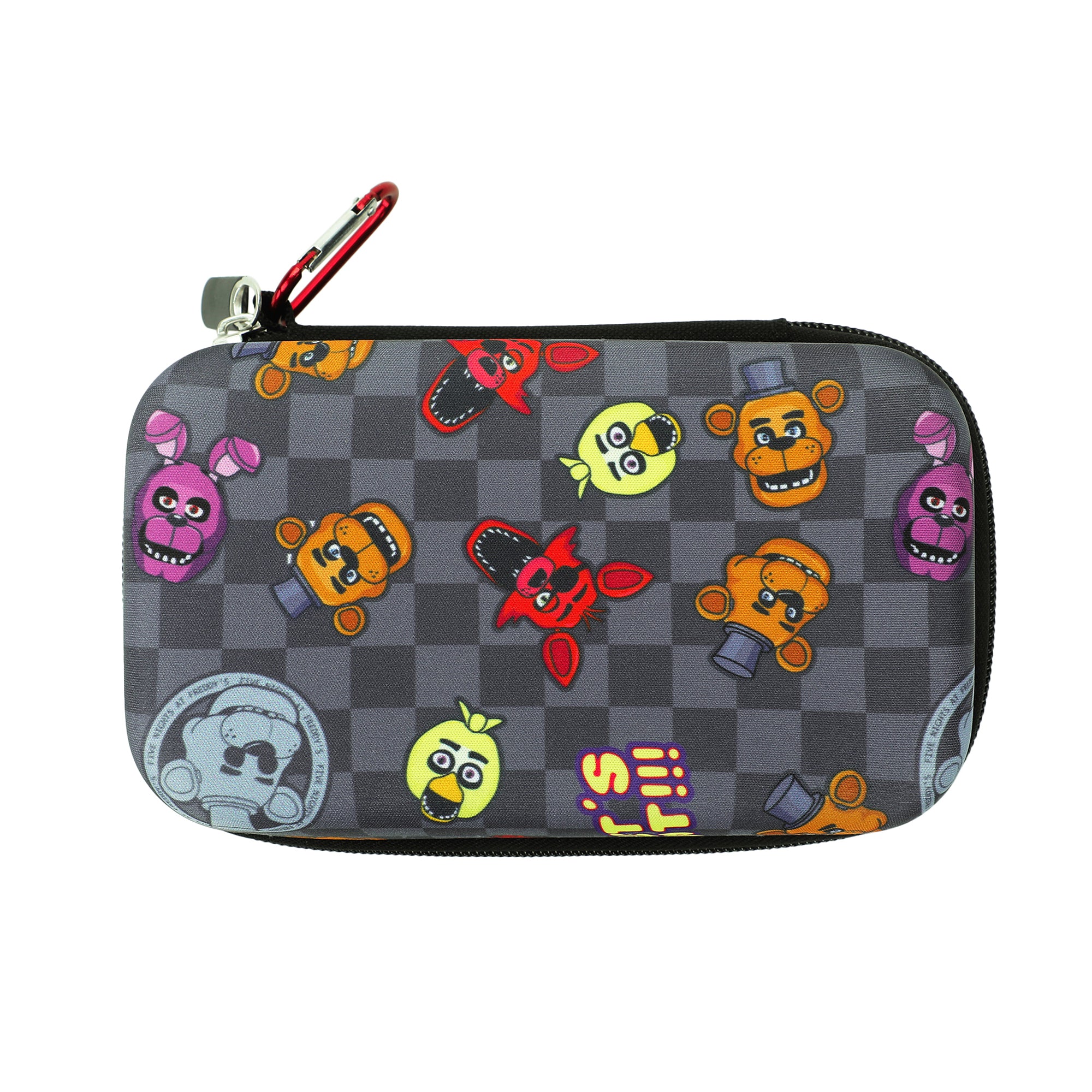 Five Nights At Freddy's FNAF Trap Graphics Gray Checkered Utility Case