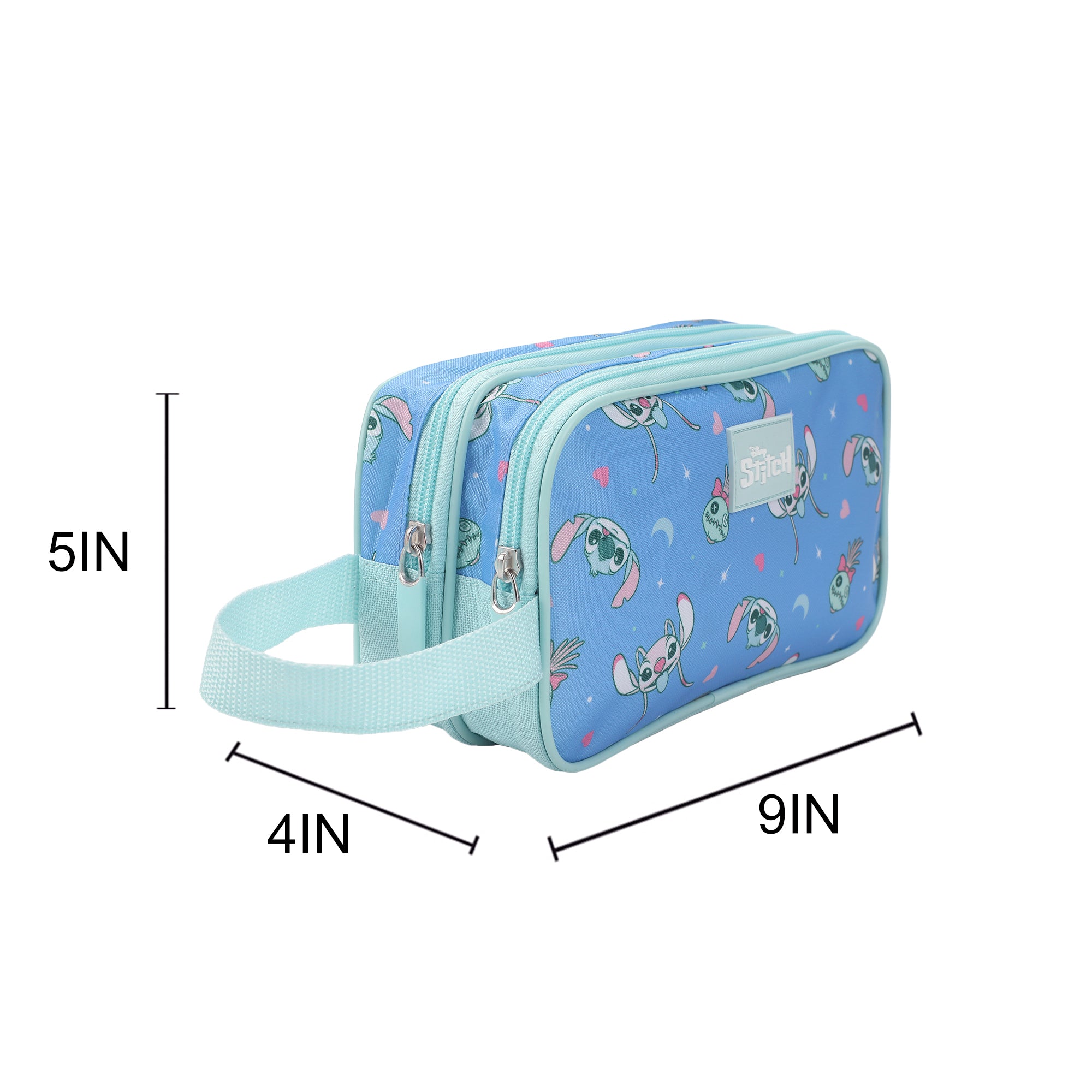 Disney's Stitch Dual-Compartment Utility Case With Webbing Pull Handle