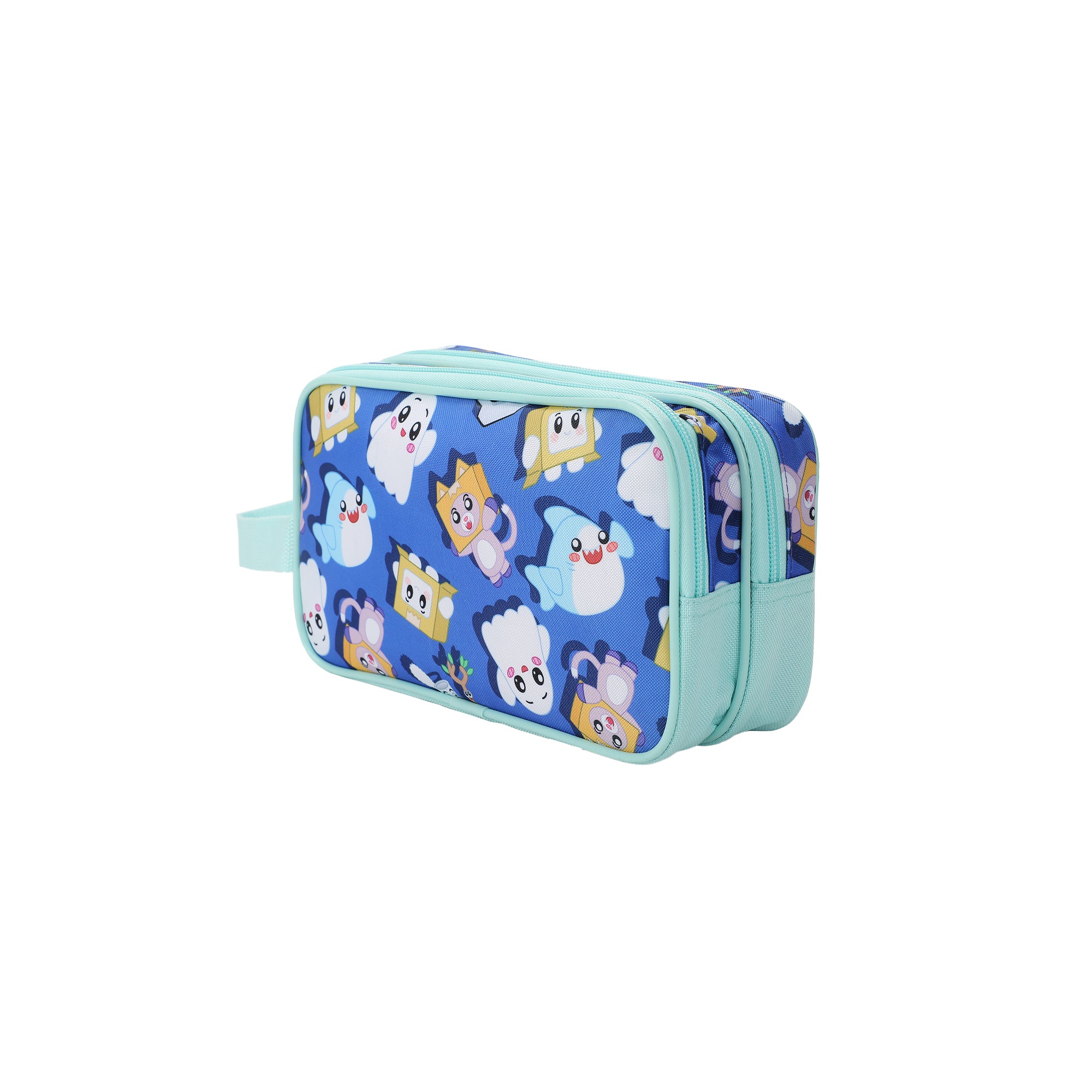 Lanky Box Dual-Compartment Utility Case With Webbing Pull Handle