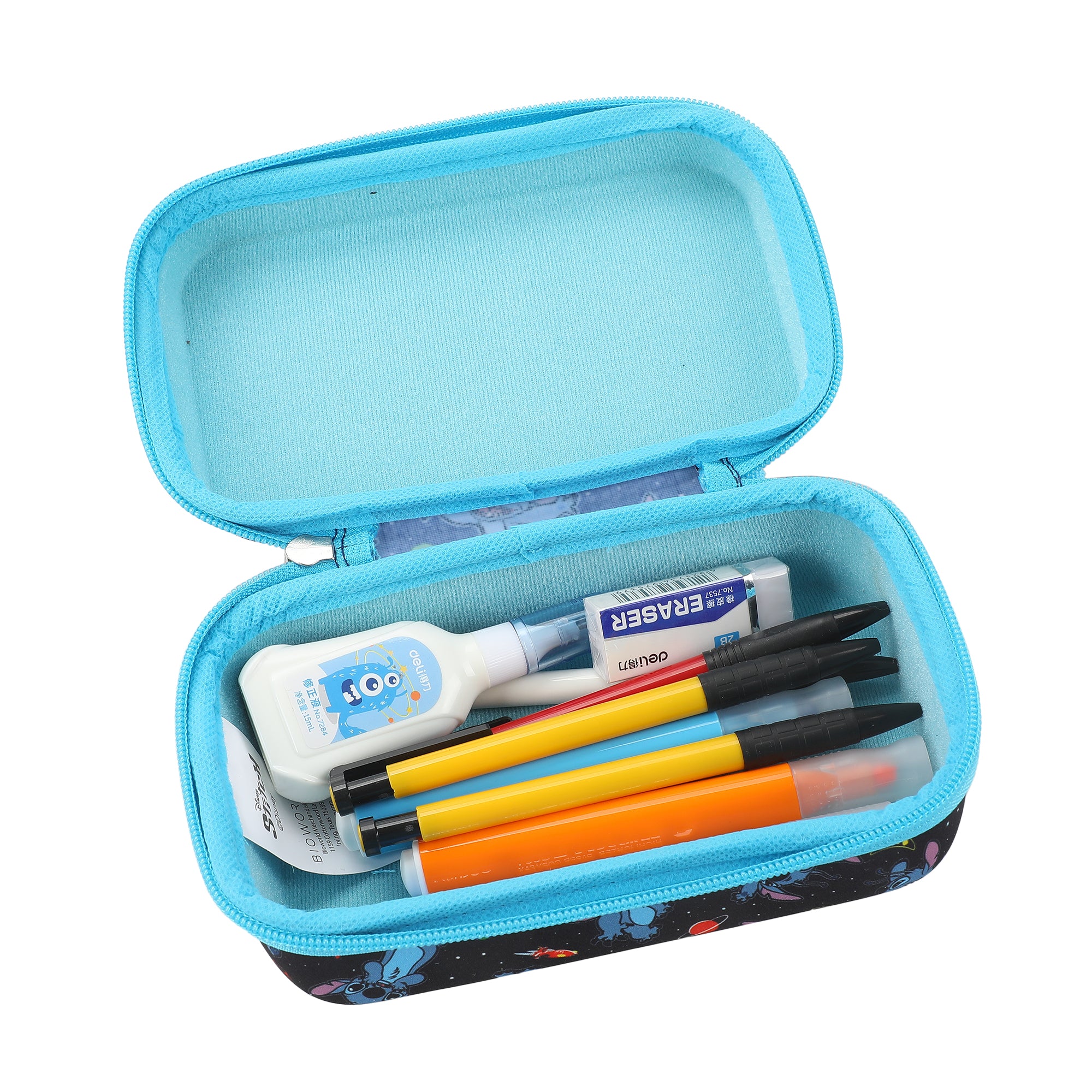 Disney Stitch Snuggling Doll Hardside Utility Case