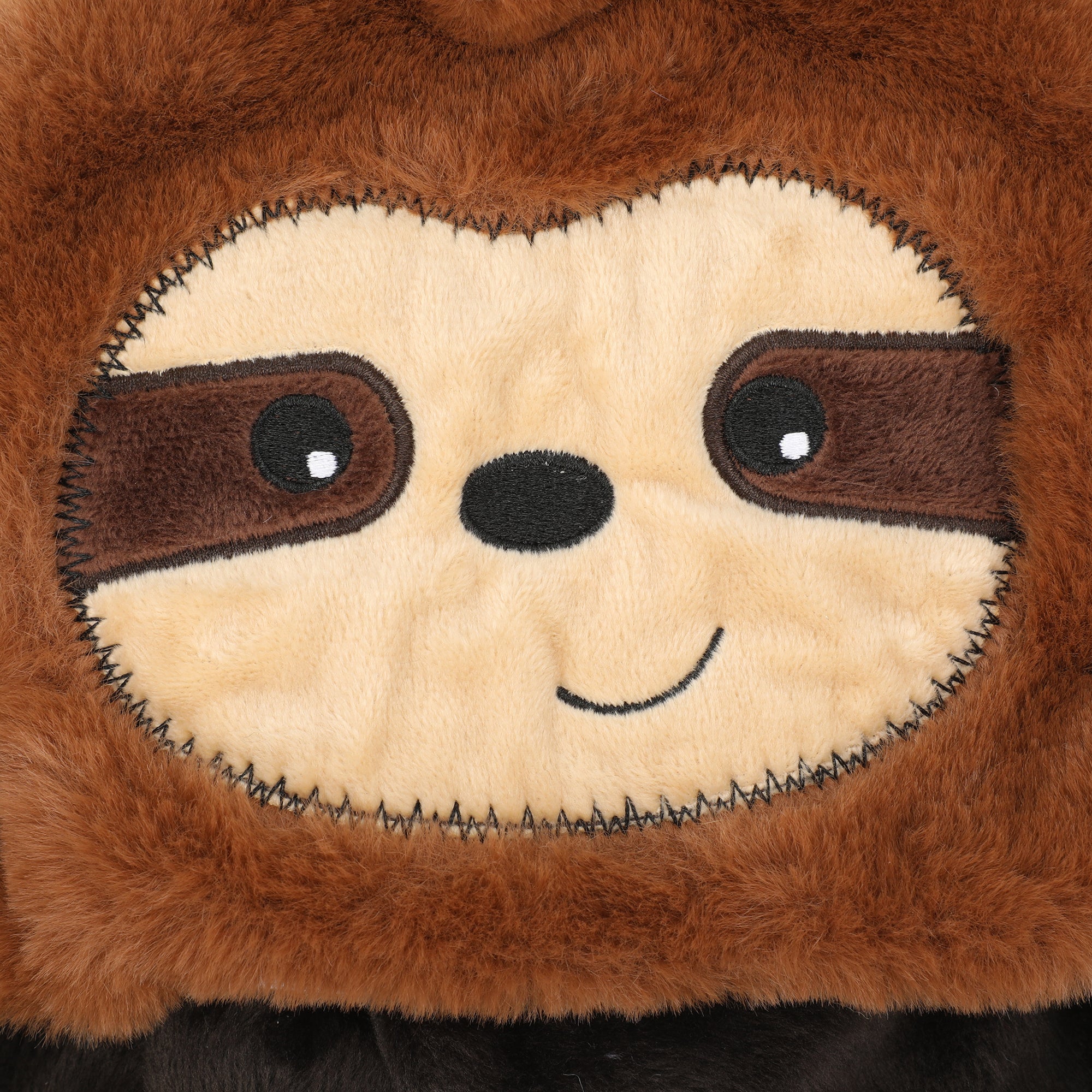 Sloth Face Youth Brown Hat With 3D Moveable Arms