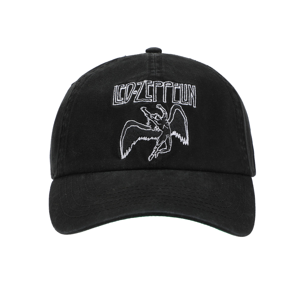 Led Zeppelin Falling Icarus Symbol Black Unstructured Baseball Cap