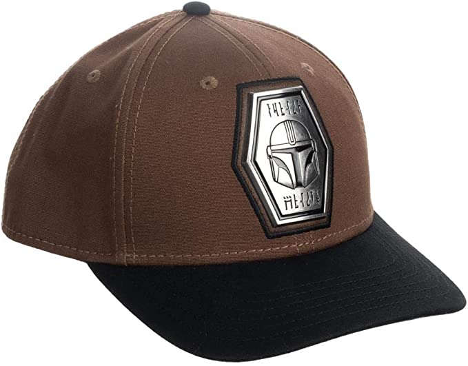 Star Wars Mandalorian Grogu Pre-Curved Snapback Hat