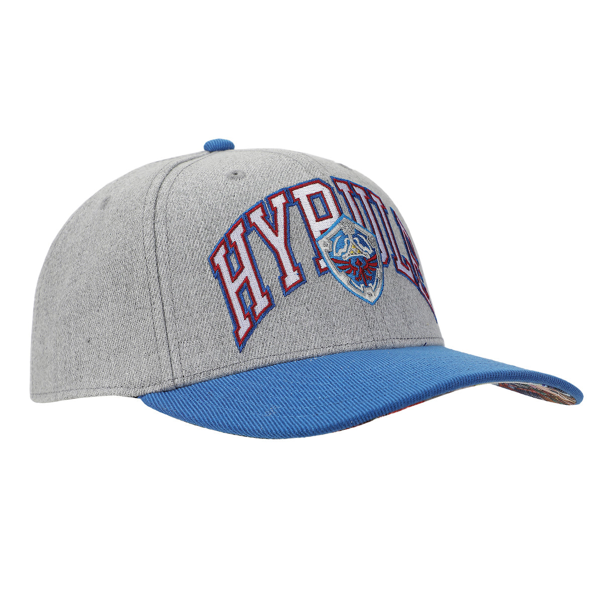 The Legend Of Zelda Hyrule Shield Gray & Blue Snapback Hat