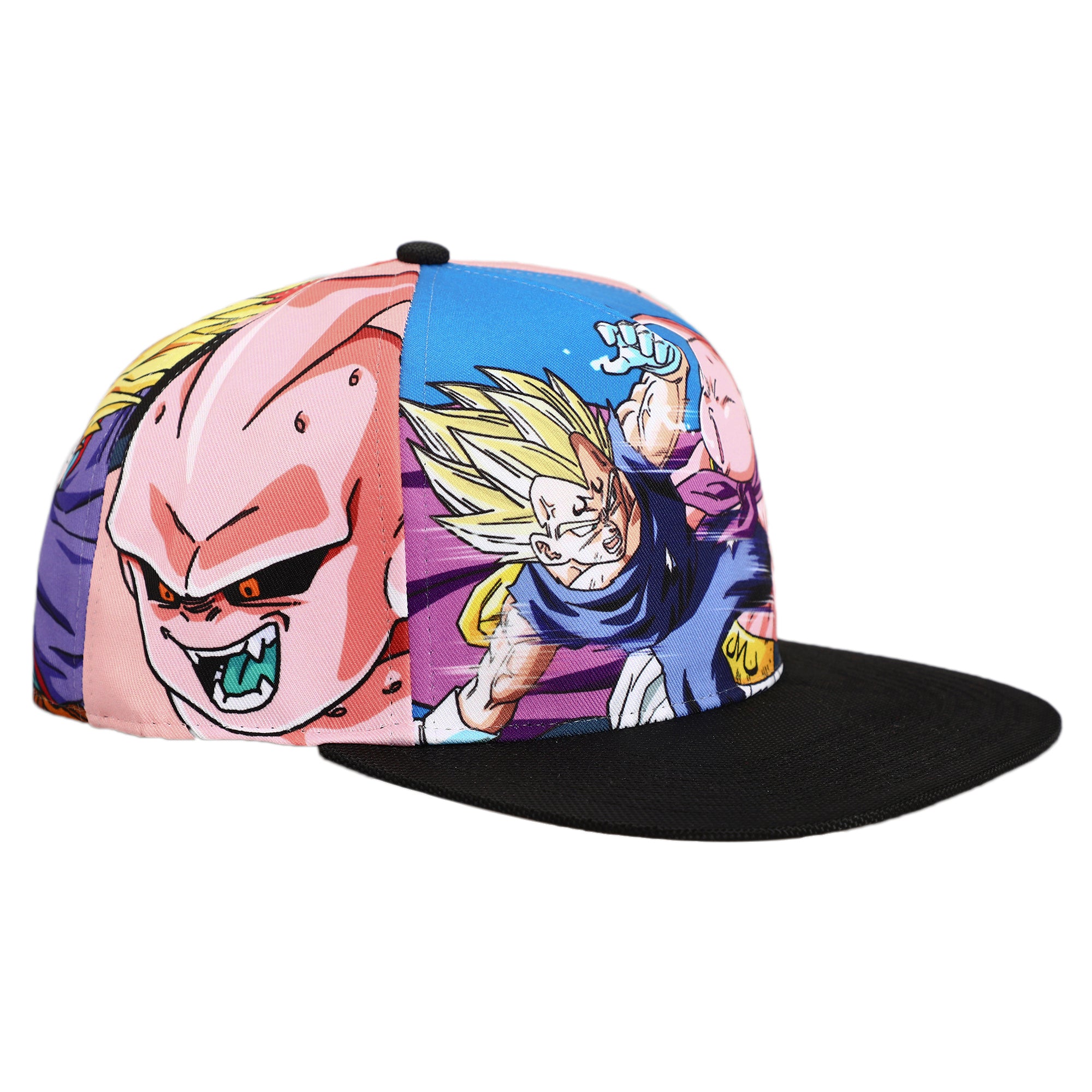 Dragon Ball Z Majin Buu & Goku Sublimation Panel Baseball Cap