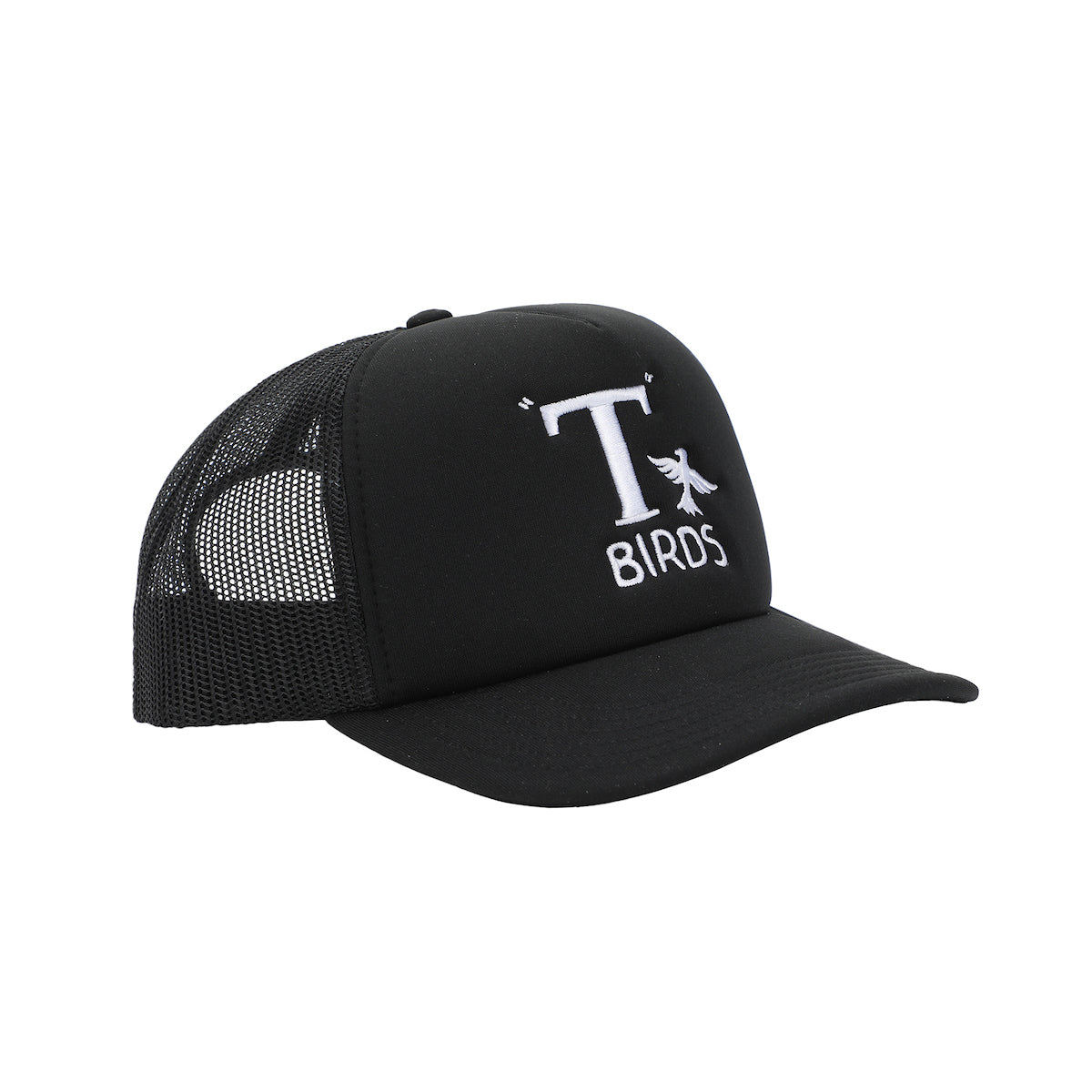 Grease T-Birds Logo Black Trucker Hat