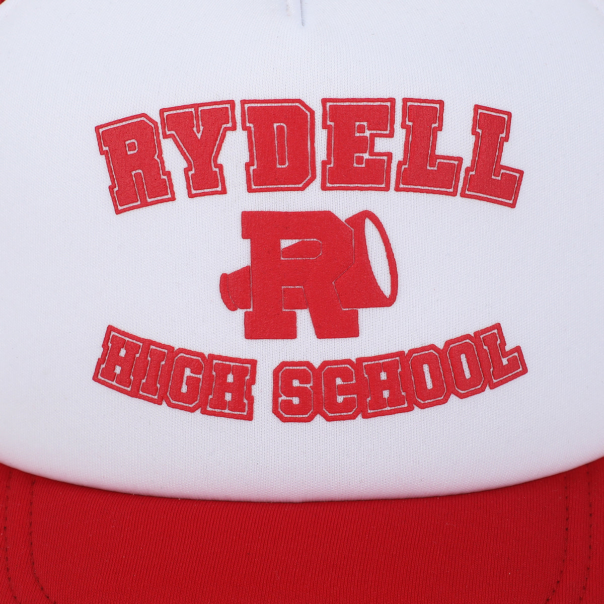 Grease Rydell High School White & Red Trucker Hat
