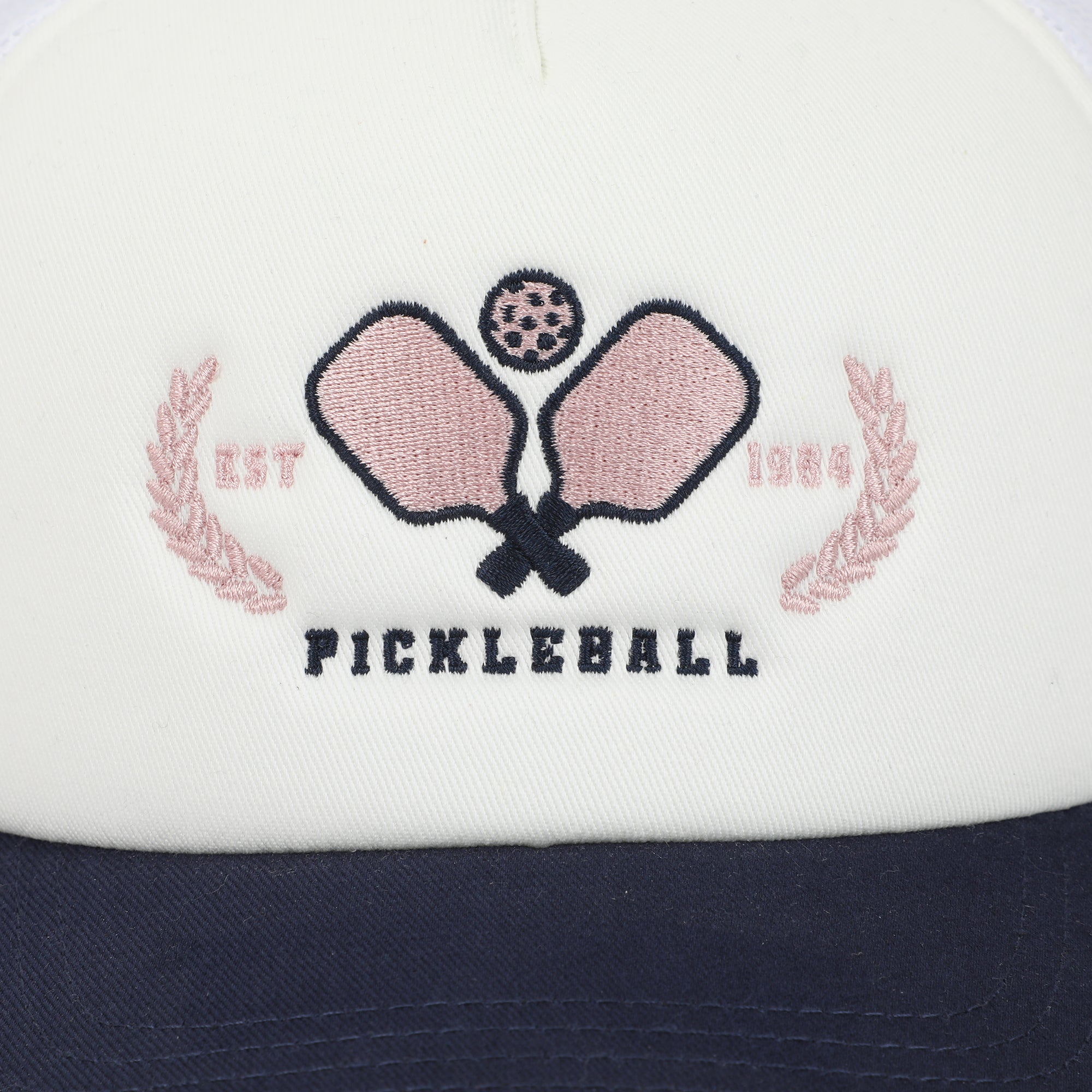 Pickleball Paddles White Foam Trucker Hat