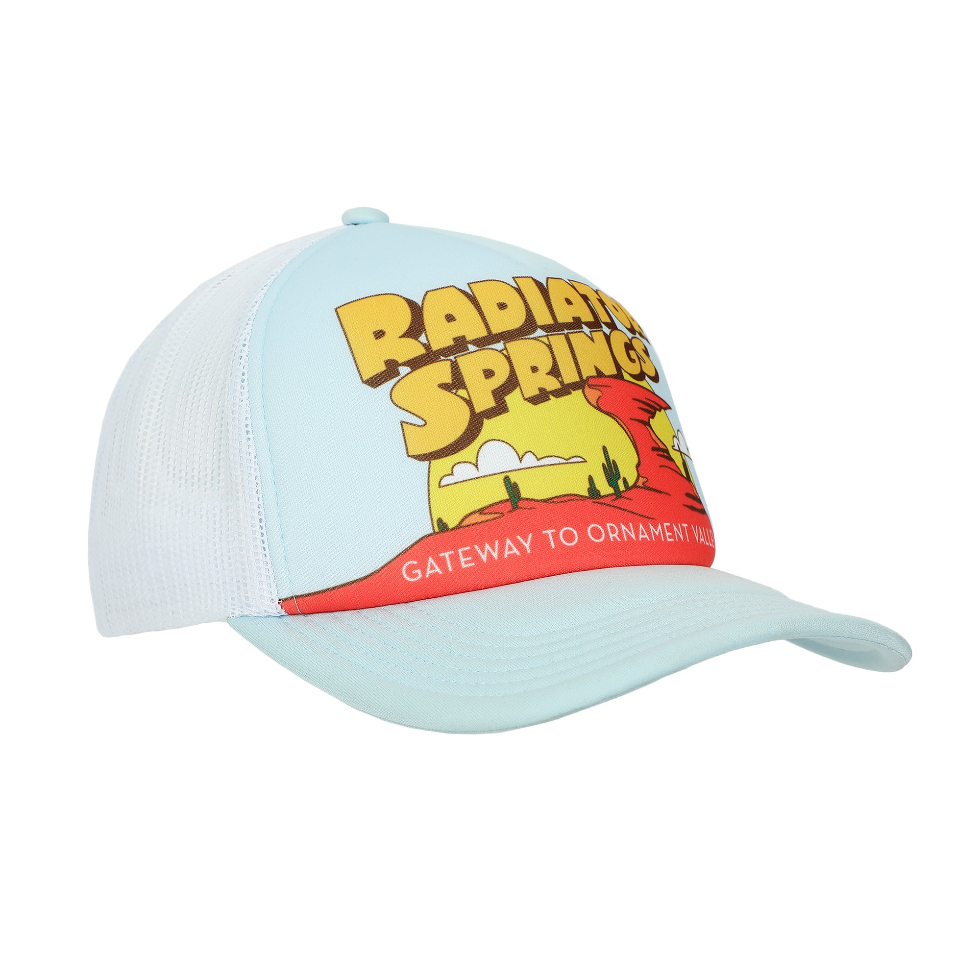 Disney Pixar Cars Disney Radiator Springs light Blue Trucker Hat