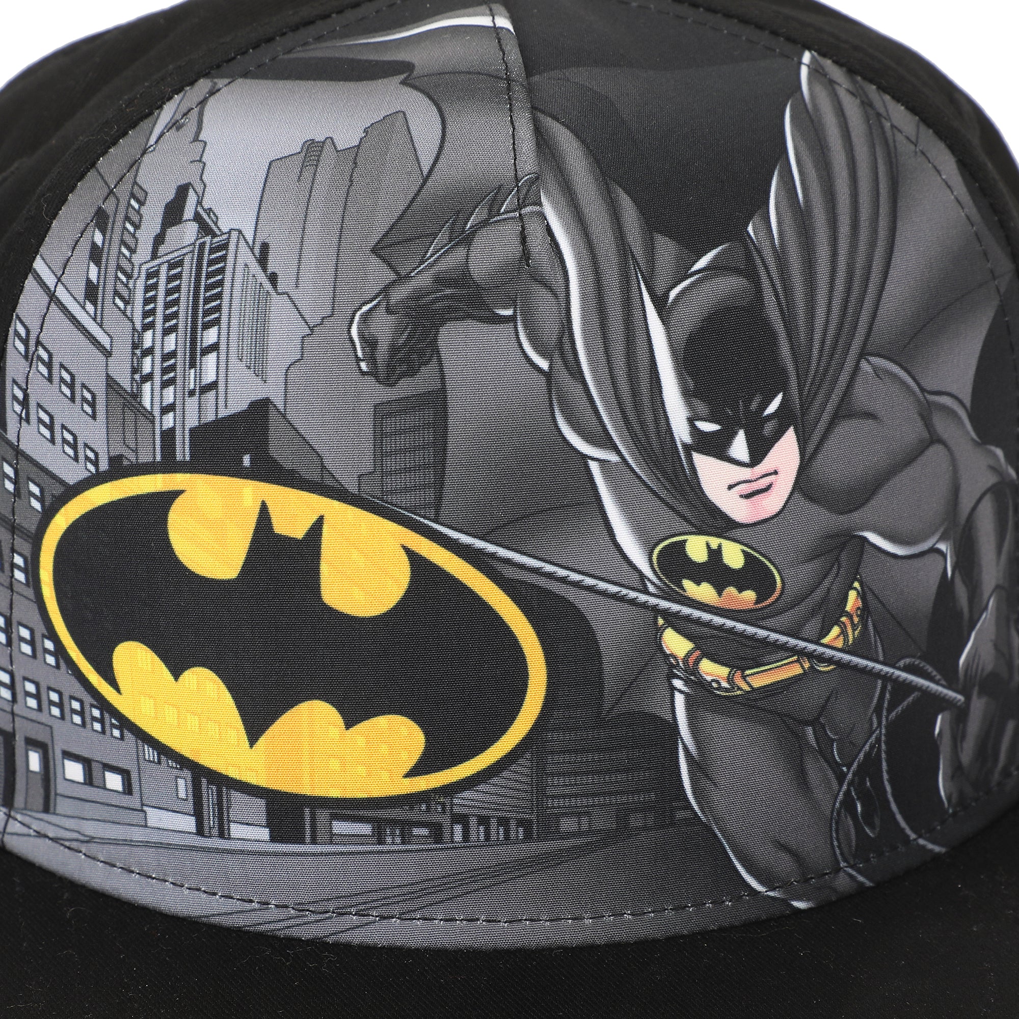 Batman Superhero and Bat Signal Youth Adjustable Snapback Cap