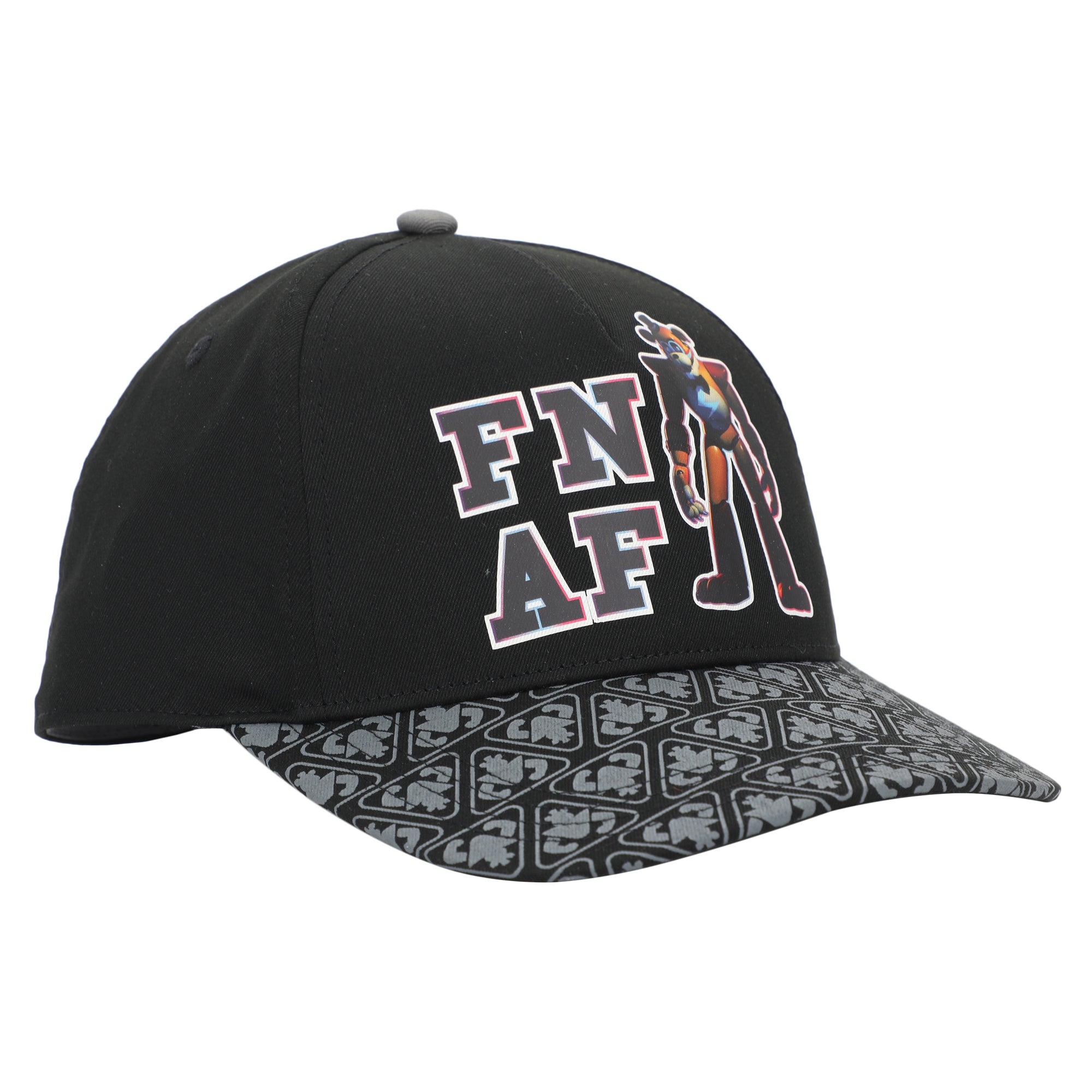 Five Nights at Freddy's AOP Brim Black Baseball Cap