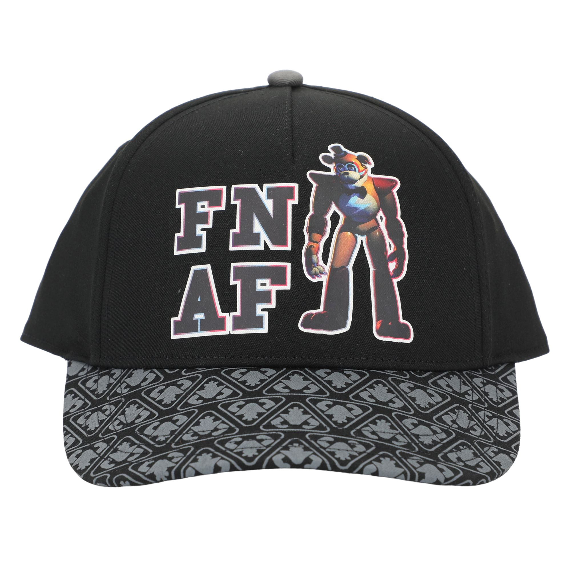 Five Nights at Freddy's AOP Brim Black Baseball Cap