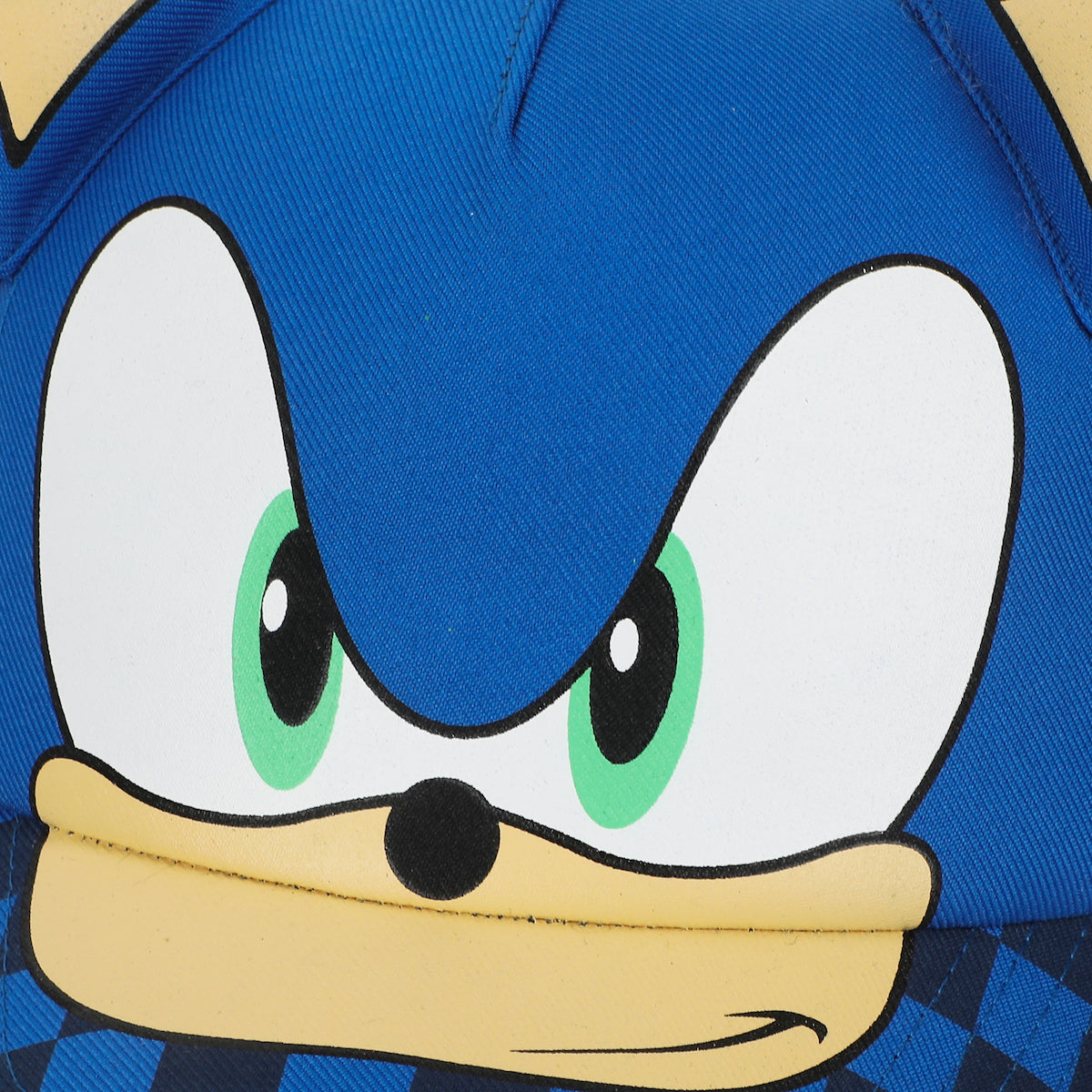 Sonic The Hedgehog Big Face Youth Blue Traditional Adjustable Hat