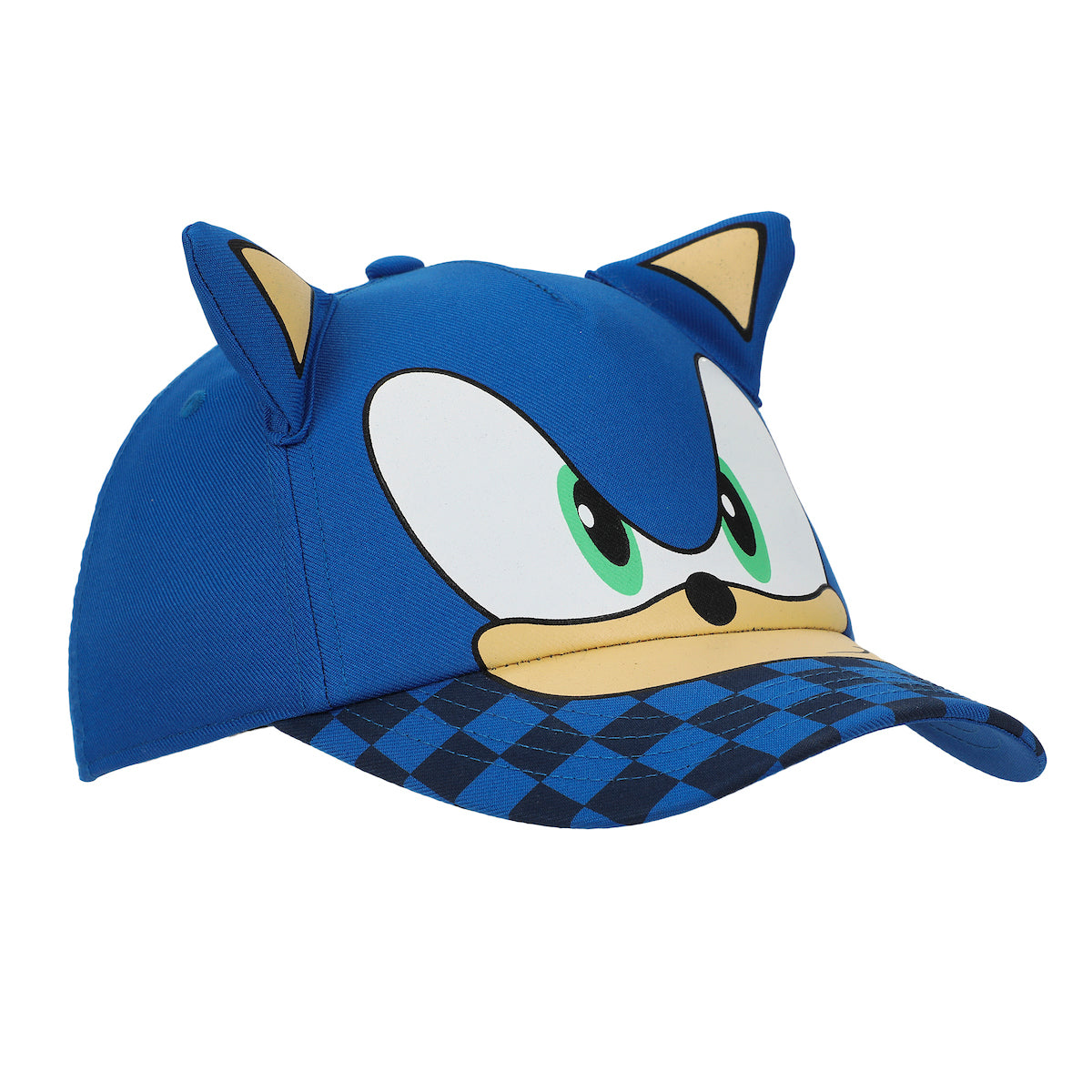 Sonic The Hedgehog Big Face Youth Blue Traditional Adjustable Hat