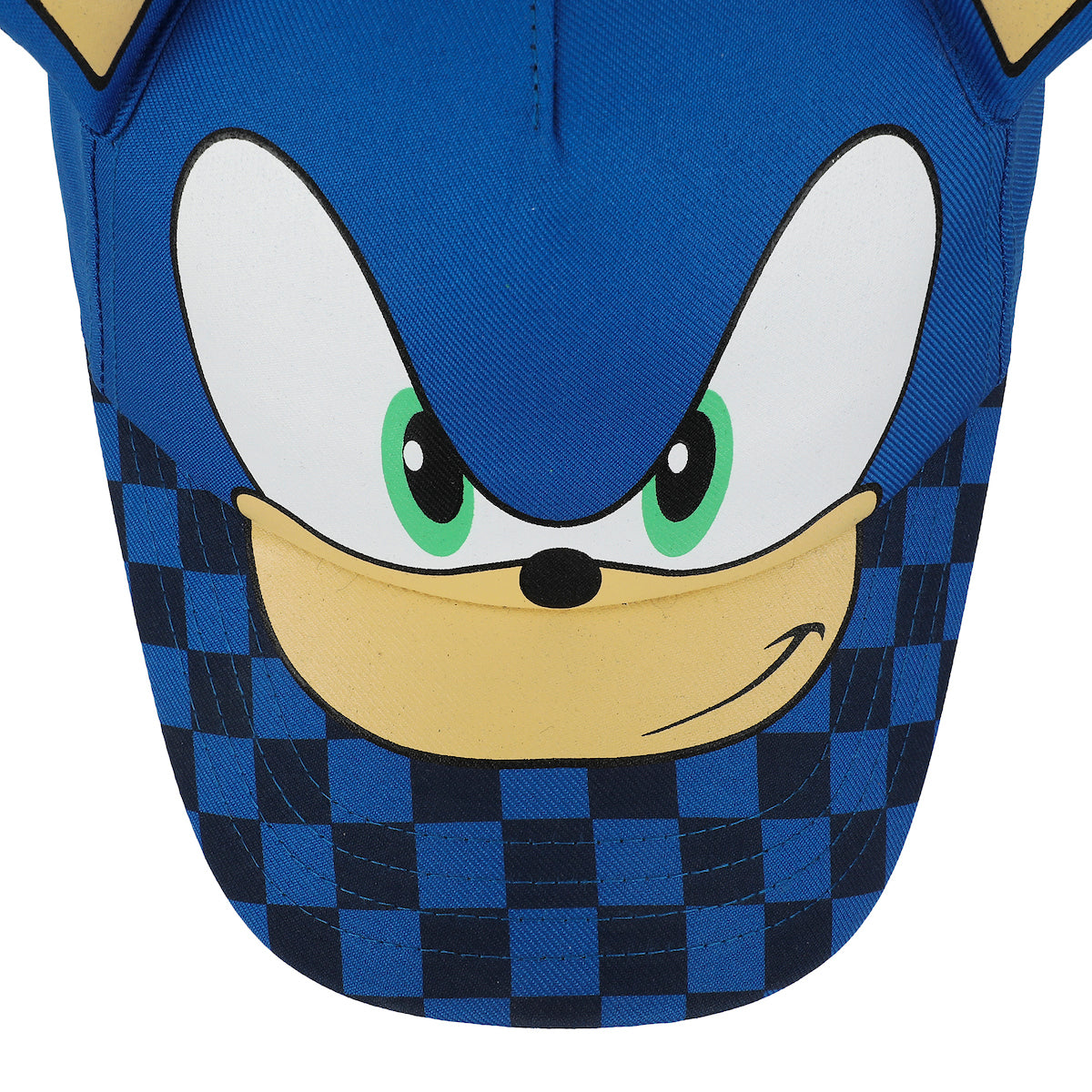 Sonic The Hedgehog Big Face Youth Blue Traditional Adjustable Hat