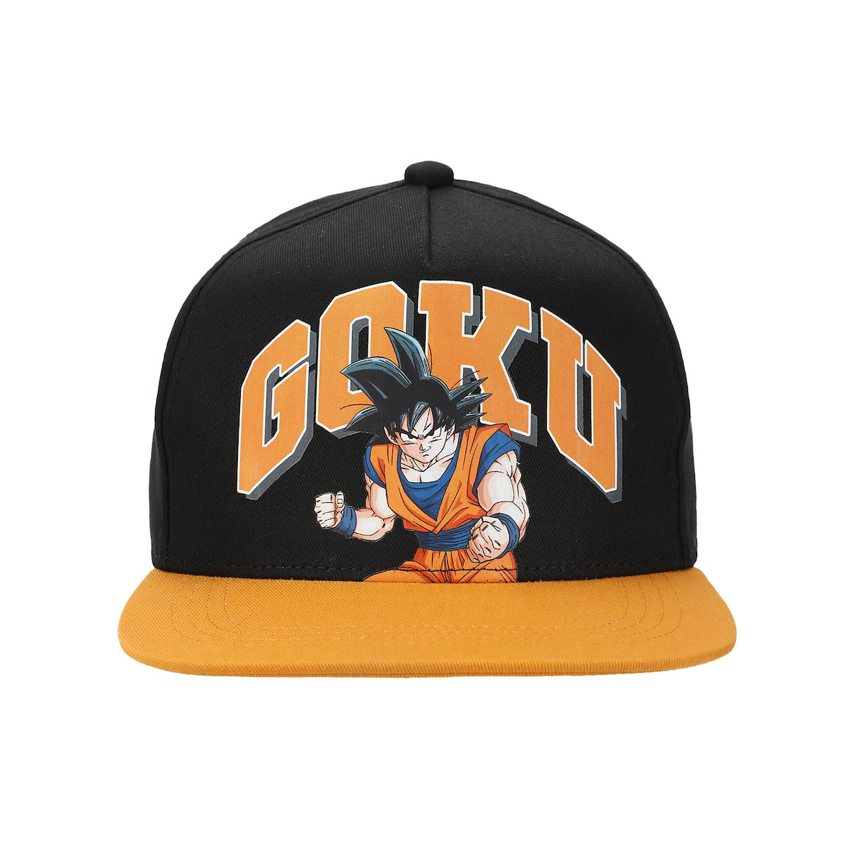 Dragon Ball Z Goku Youth Orange & Black Snapback Hat