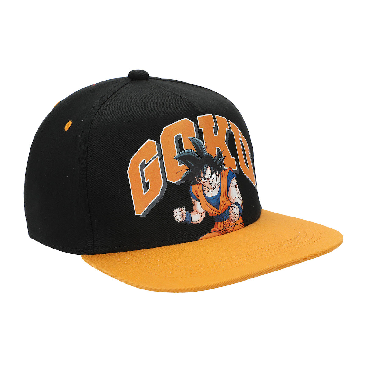 Dragon Ball Z Goku Youth Orange & Black Snapback Hat