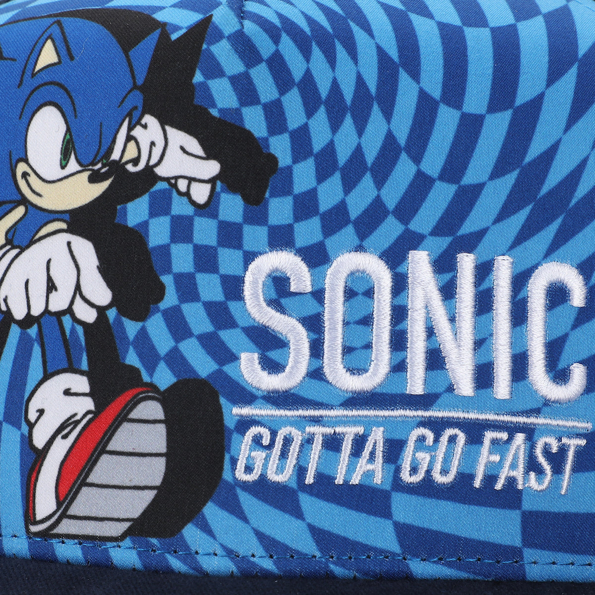 Sonic The Hedgehog Gotta Go Fast Youth Blue Snapback Hat
