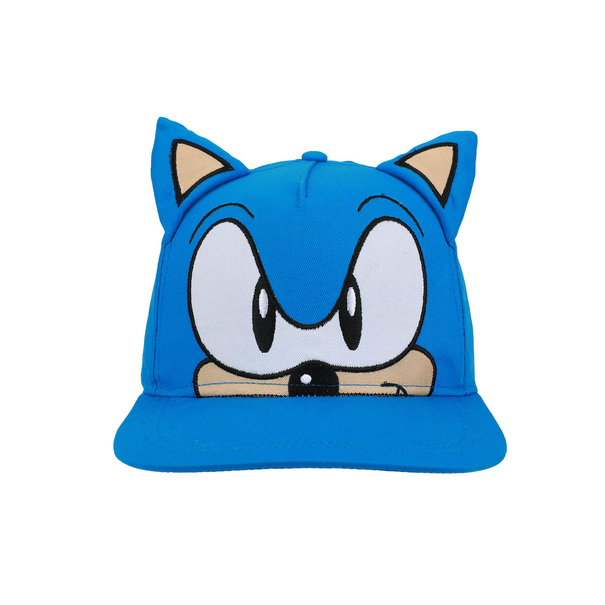 Sonic The Hedgehog Big Face Youth Blue Snapback Hat