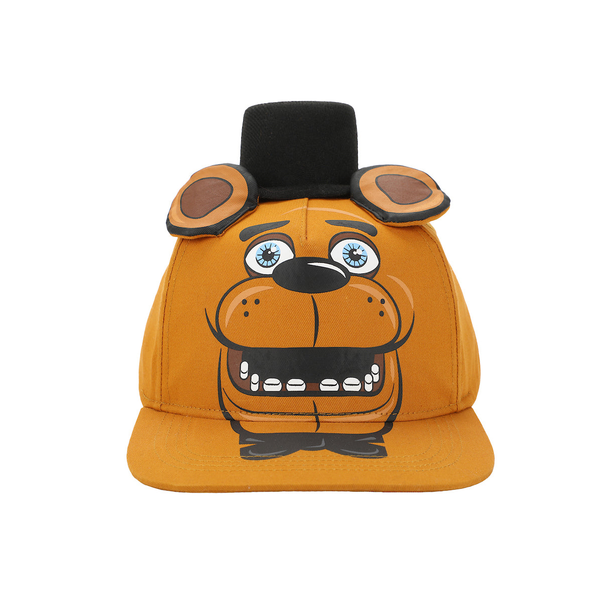 Five Nights At Freddy's Bug Face Freddy Youth Brown Snapback Hat
