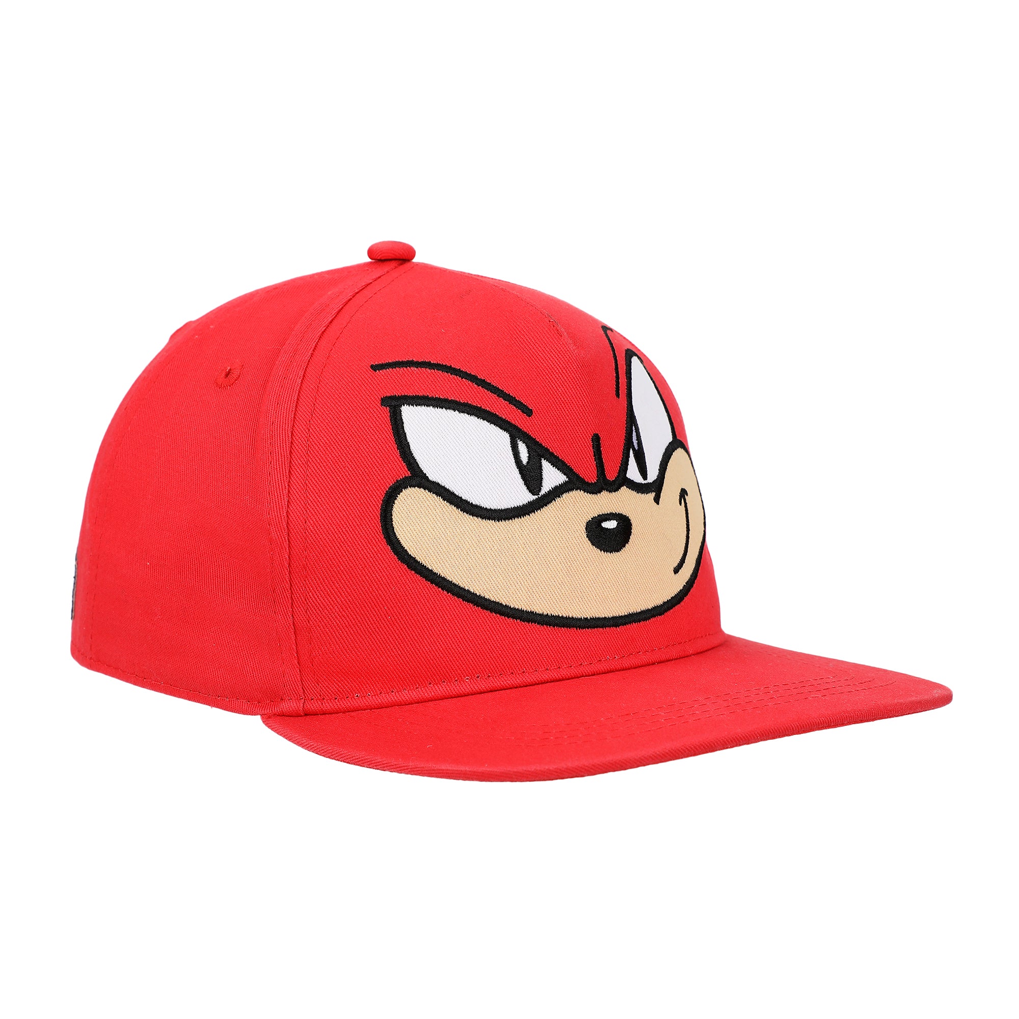 Sonic The Hedgehog Big Face Knuckles Youth Red Snapback Hat