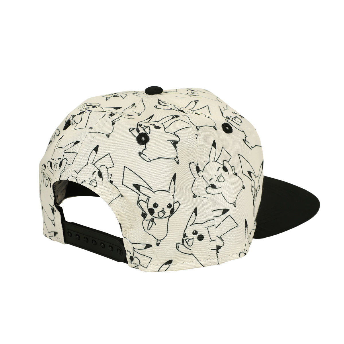 Pokemon Pikachu AOP Boys Baseball Cap with Flat Brim