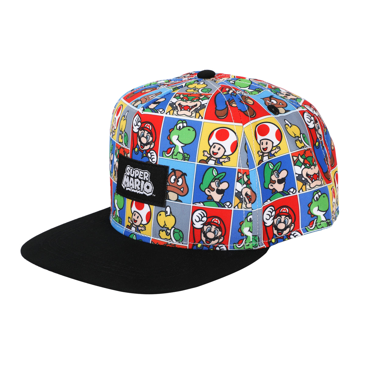 Super Mario Bros Favorite Characters Youth Snapback Hat