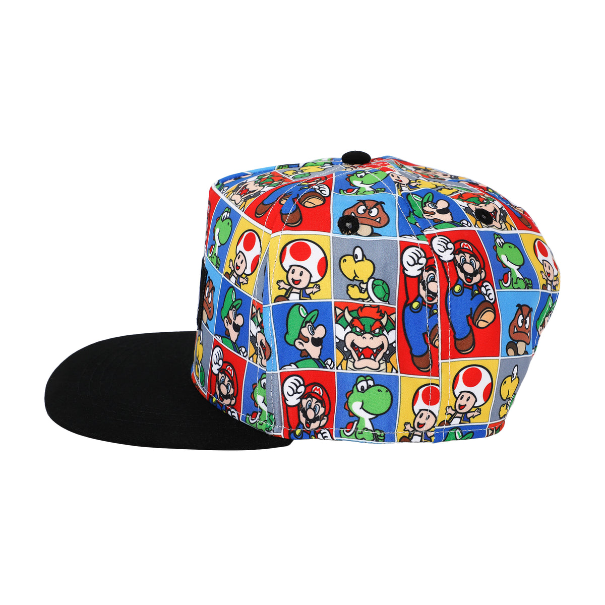 Super Mario Bros Favorite Characters Youth Snapback Hat