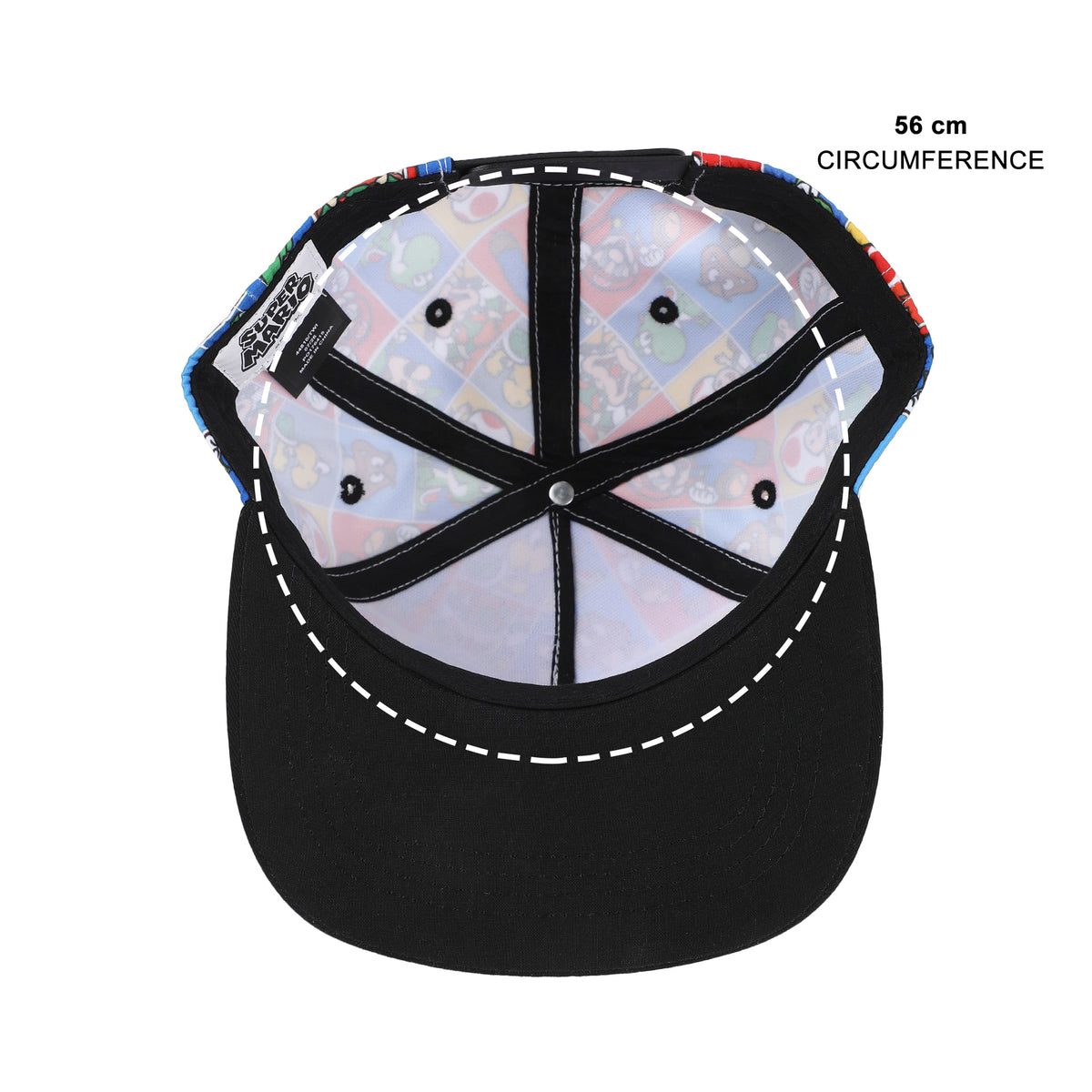 Super Mario Bros Favorite Characters Youth Snapback Hat