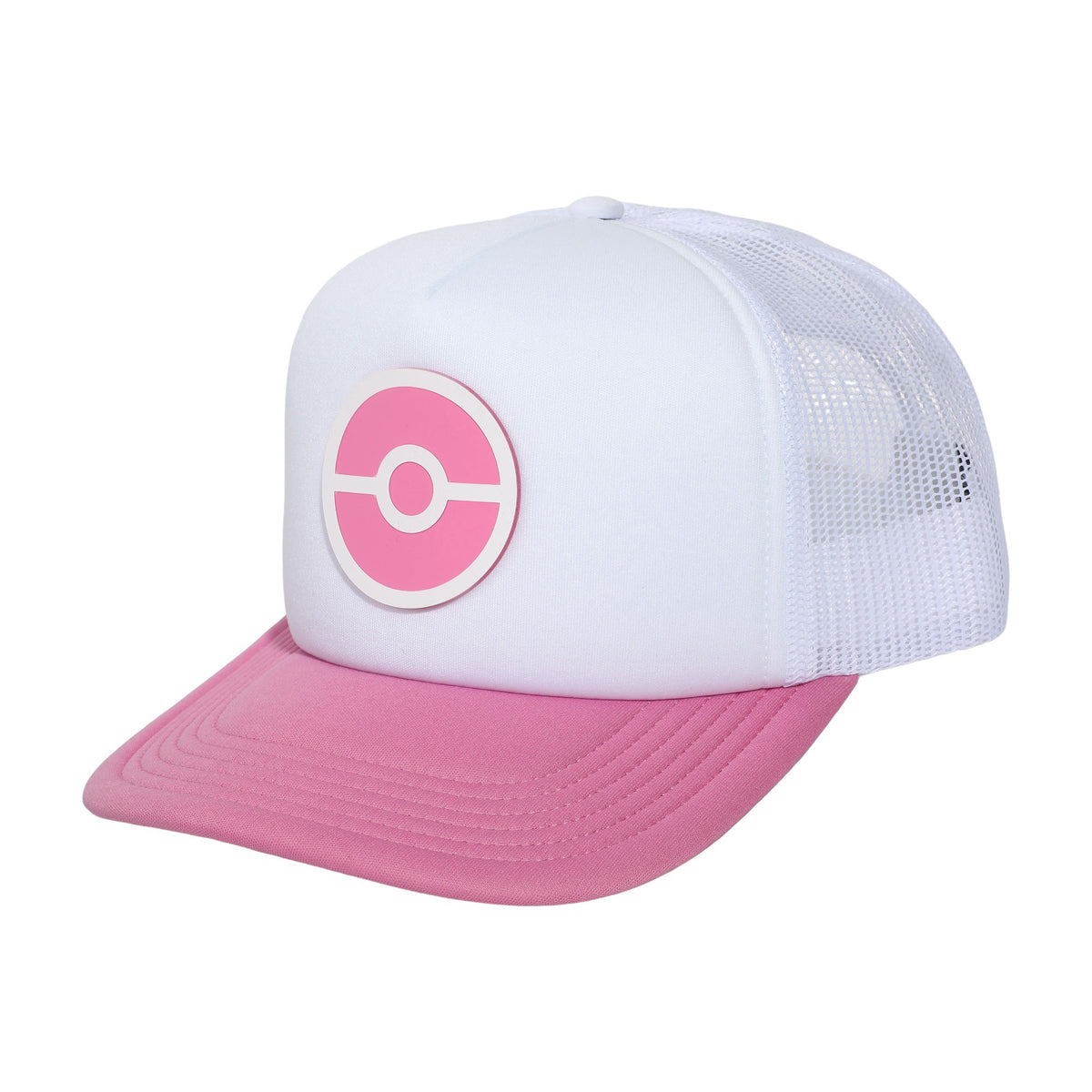 Pokemon Pink Pokeball Adult Trucker Hat