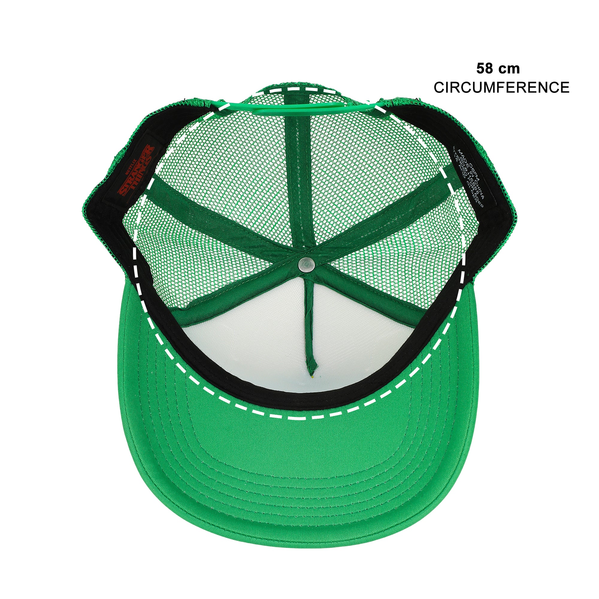 Stranger Things Camp Know Where Yellow Trucker Hat