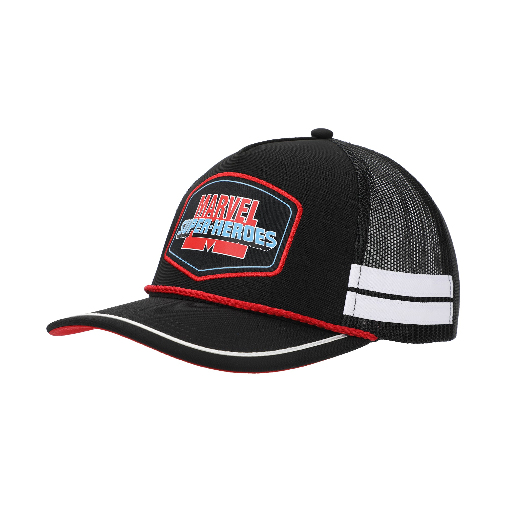 Marvel Super-Heroes Adult Black Trucker Hat