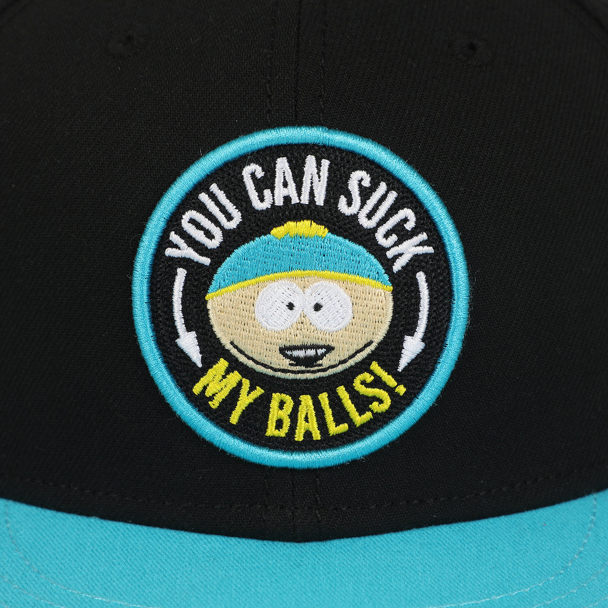 South Park Cartman Quote Black Snapback Hat-OSFA