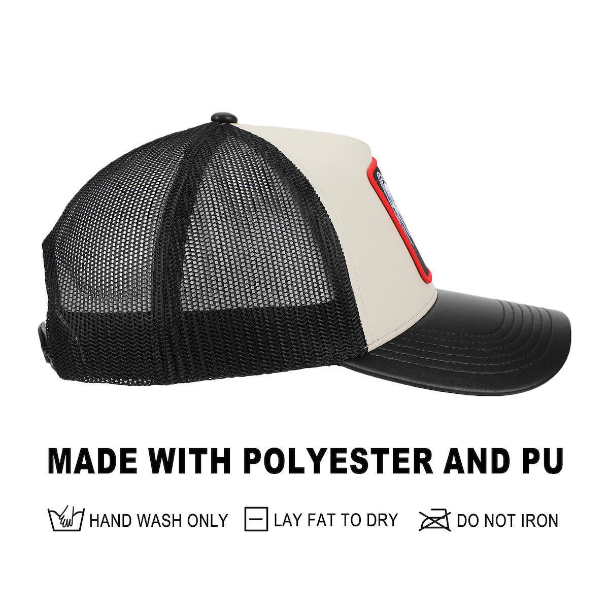 Ghostface Character Art Adult White Trucker Hat