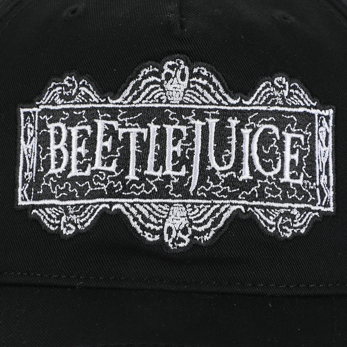 Beetlejuice Movie Logo Black Snapback Hat